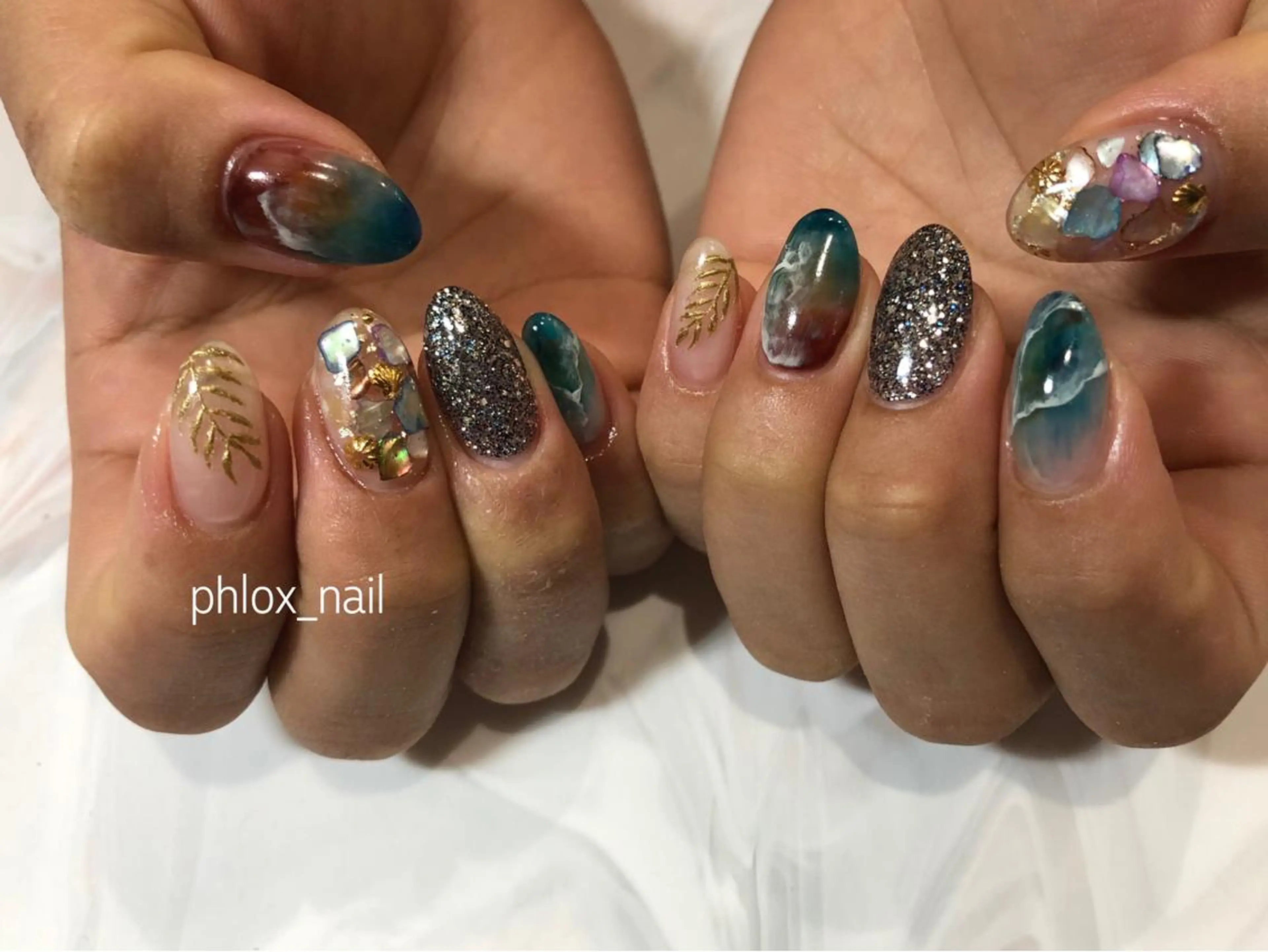 ネイル s/w ＿shokoのネイルデザイン