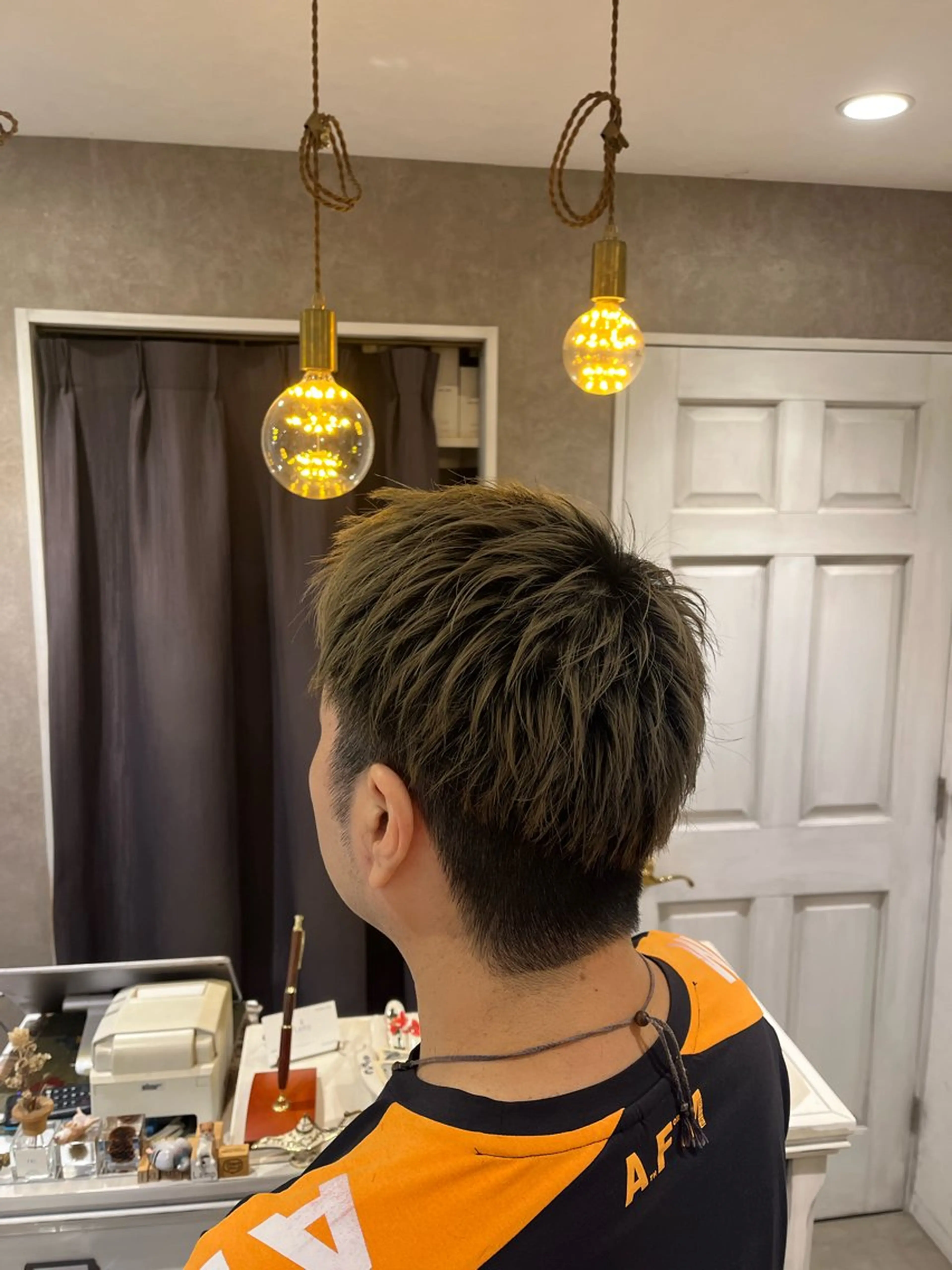 ショート メンズ ショートヘア Lamp所属・🌀メンズパーマ🌀 🐏丸山祐宇🐏のヘアスタイル