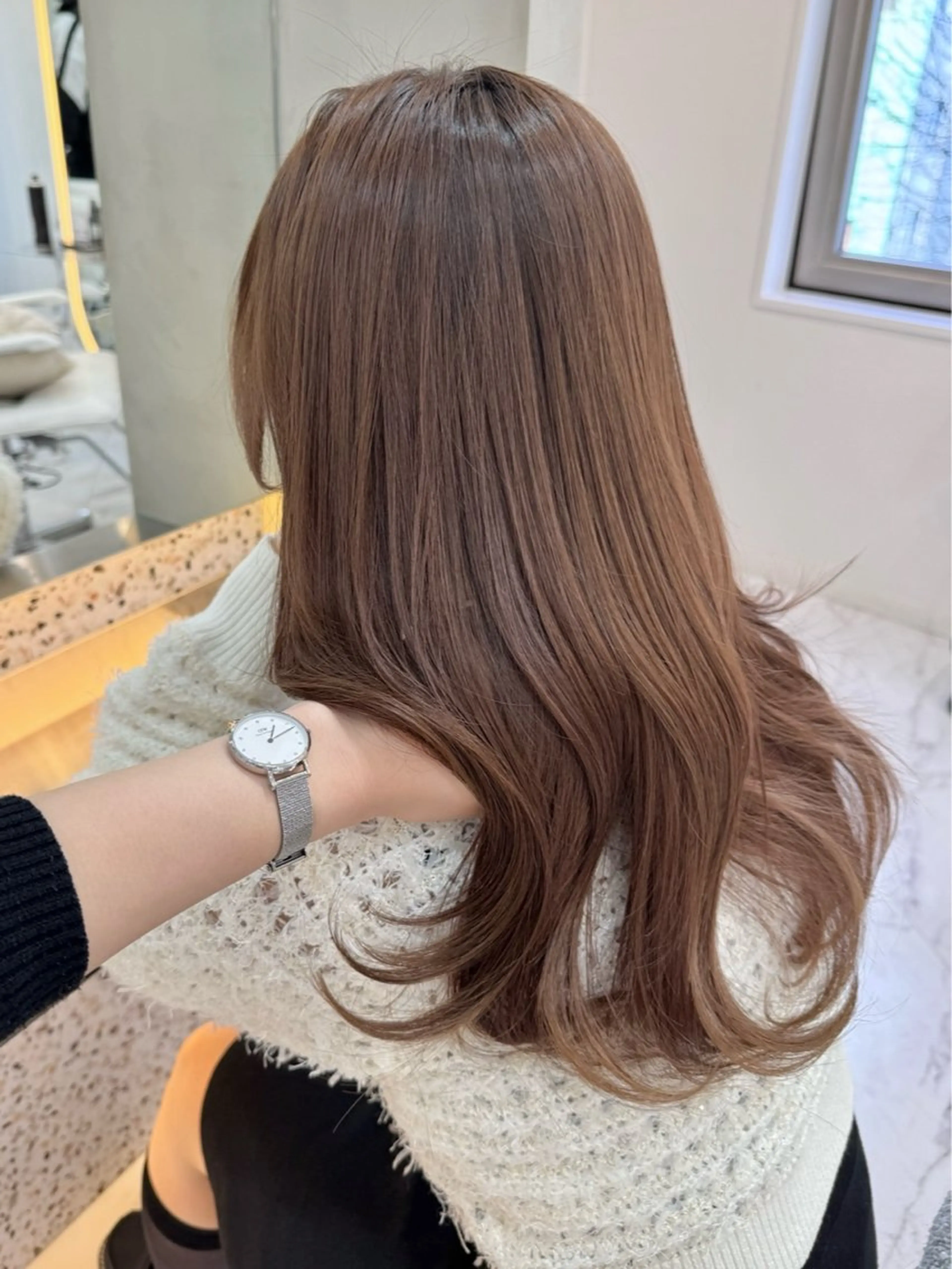 セミロング カット ヘアカラー 髪質改善/艶髪 MINAMIのヘアスタイル