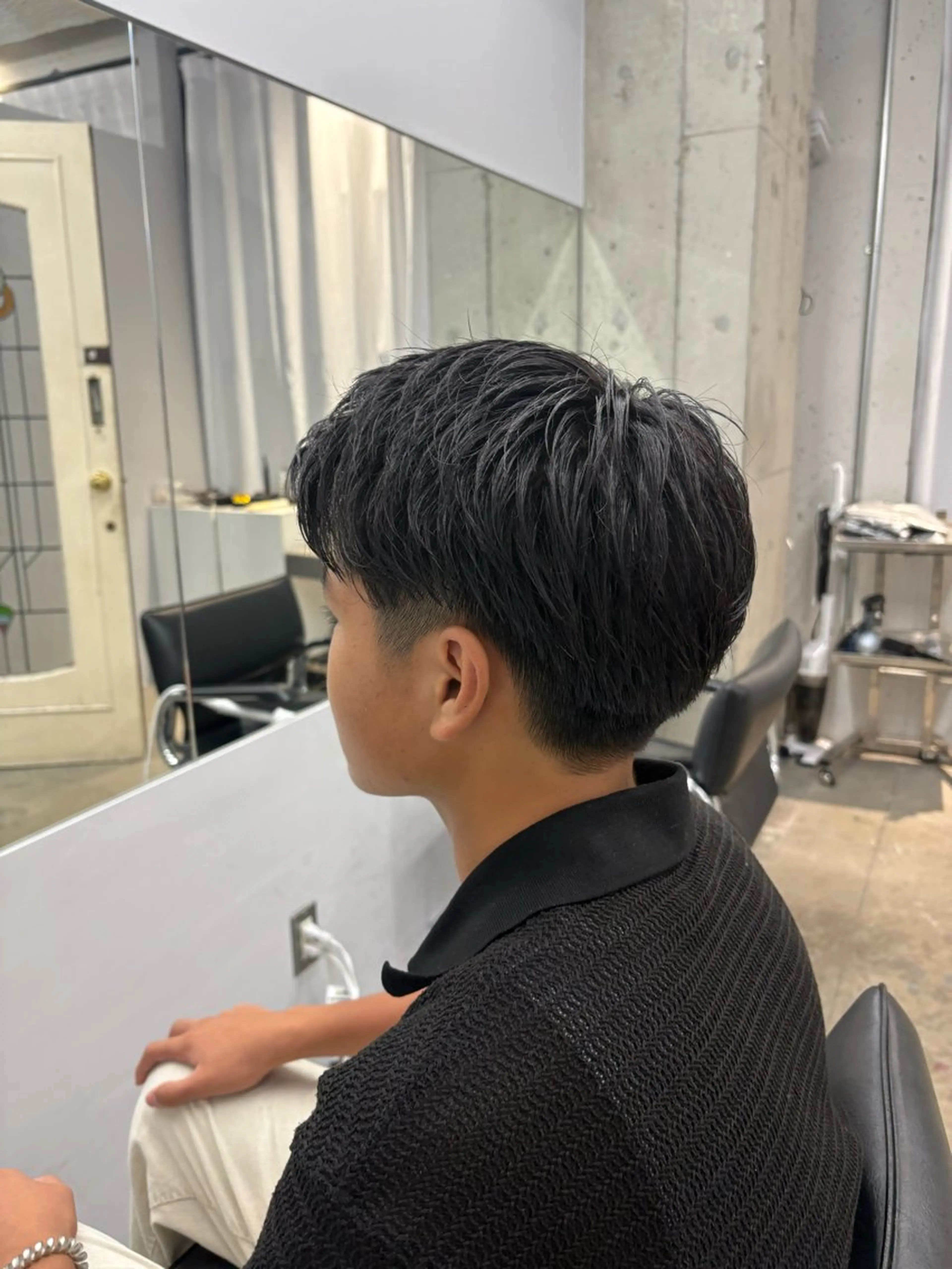 ショート メンズ カット パーマ 透明感カラー/似合せ 🎀KIRATOのヘアスタイル