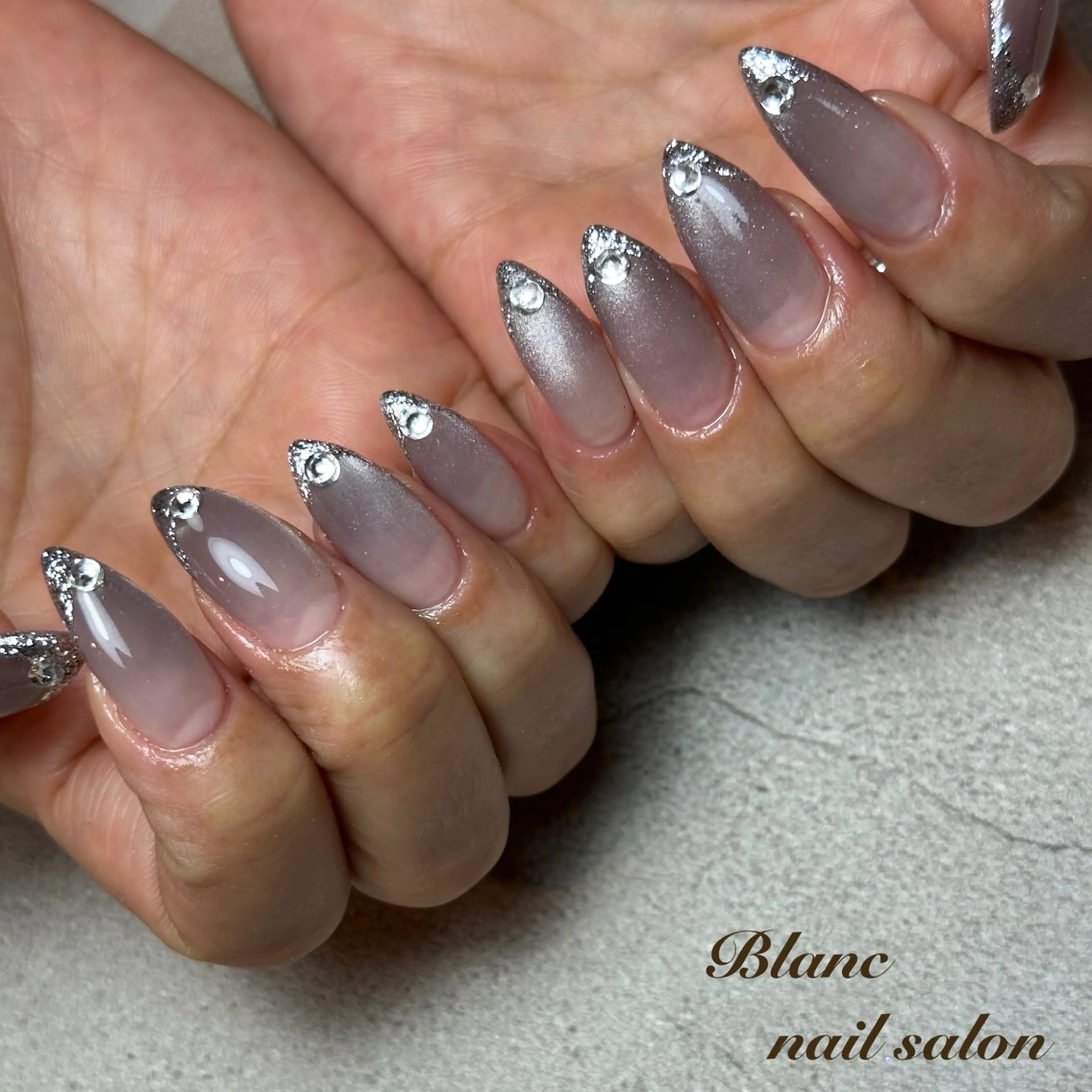 ネイル フレンチネイル Blanc ブランのネイルデザイン