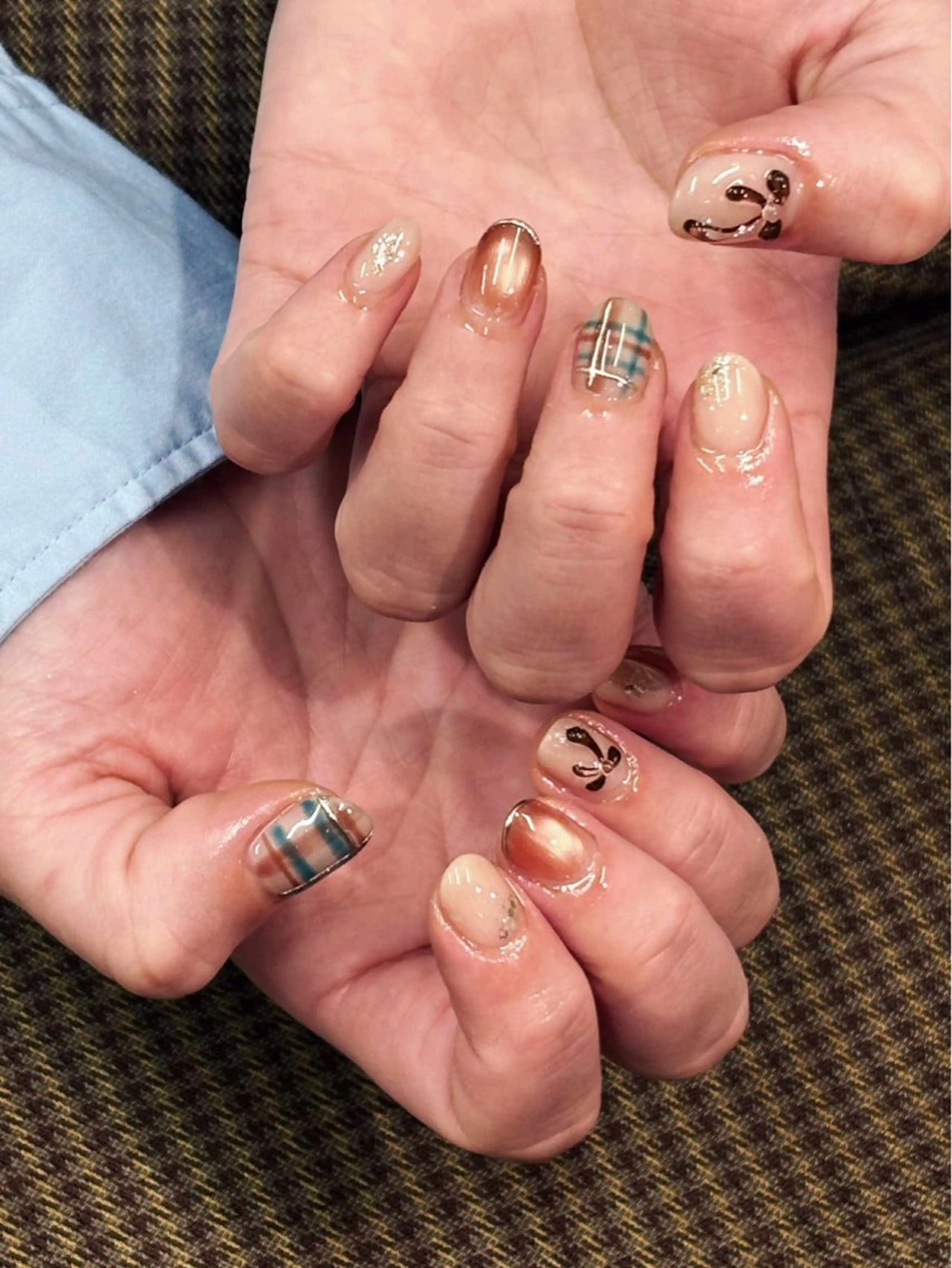 ネイル ハンドネイル ハンドケア Panda chan Novaのネイルデザイン