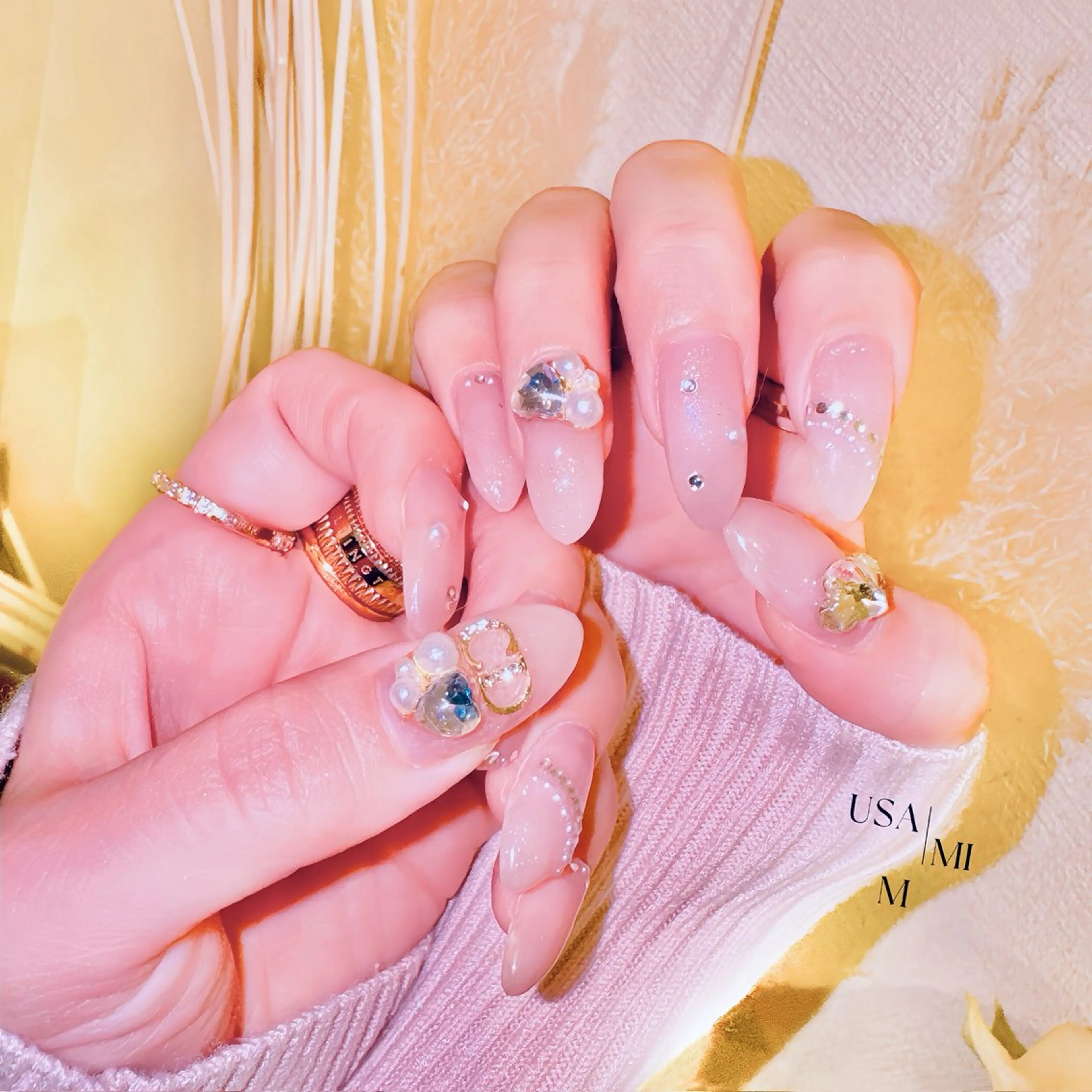 ネイル ハンドネイル USAMiMi 🐰💕のネイルデザイン