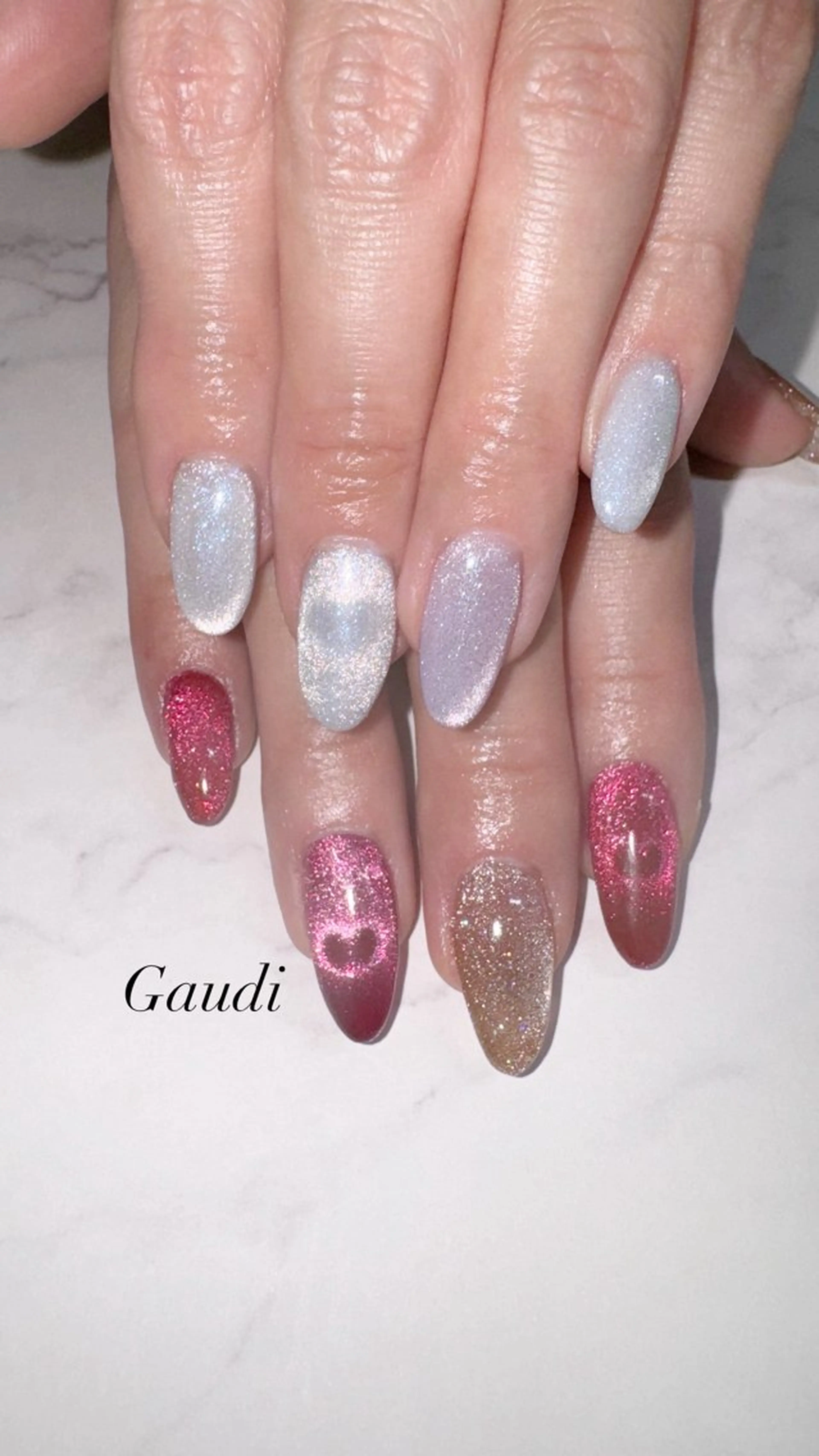 ネイル ハート マグネットネイル Gaudi.Nail Rinaのその他イメージ