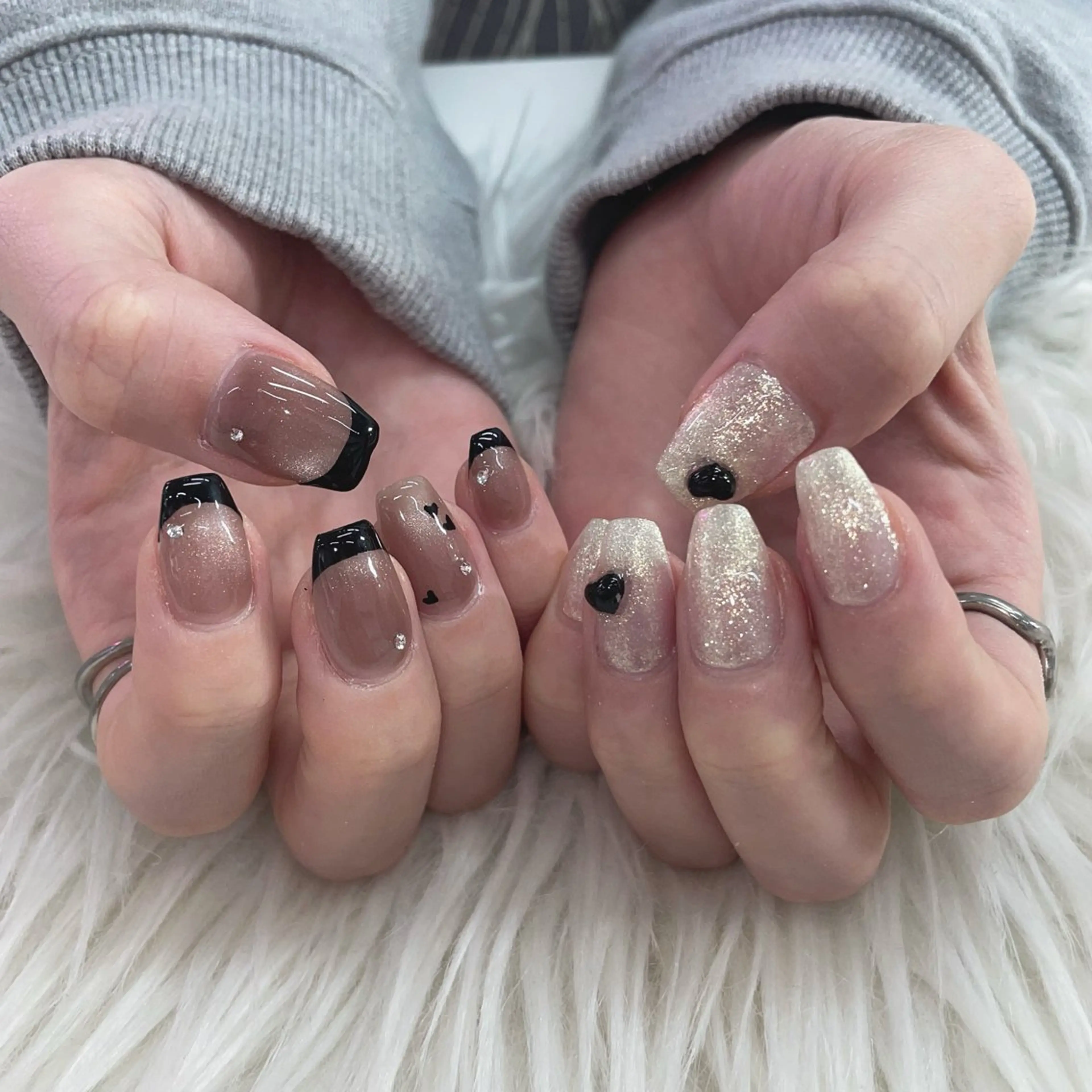 ネイル ハート ハンドネイル WOLTOKYO 渋谷/RIAのネイルデザイン