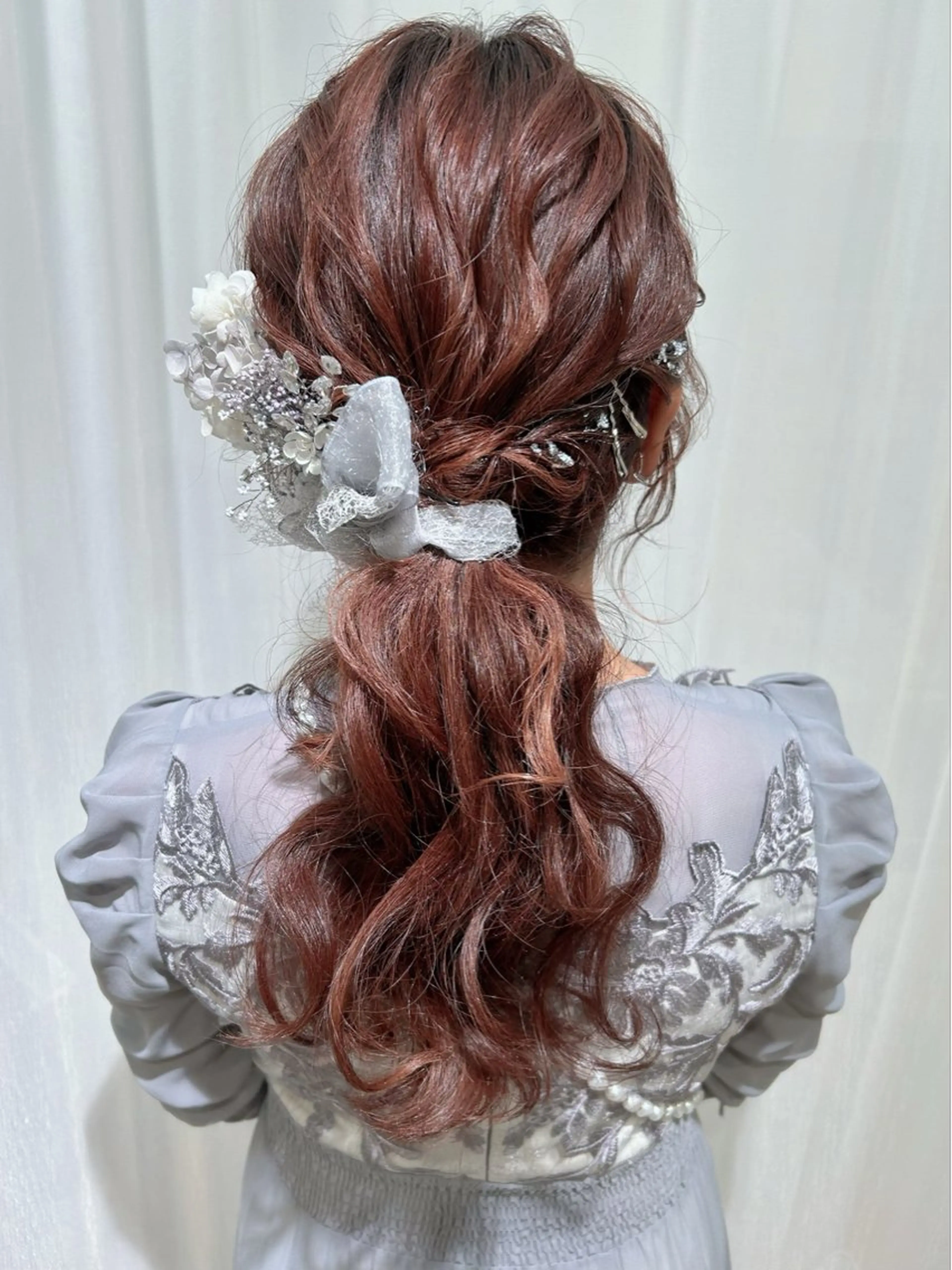 ロング ヘアアレンジ セットサロン      ラフテル所属・大阪/ヘアアレンジ /似合わせset💐のヘアスタイル