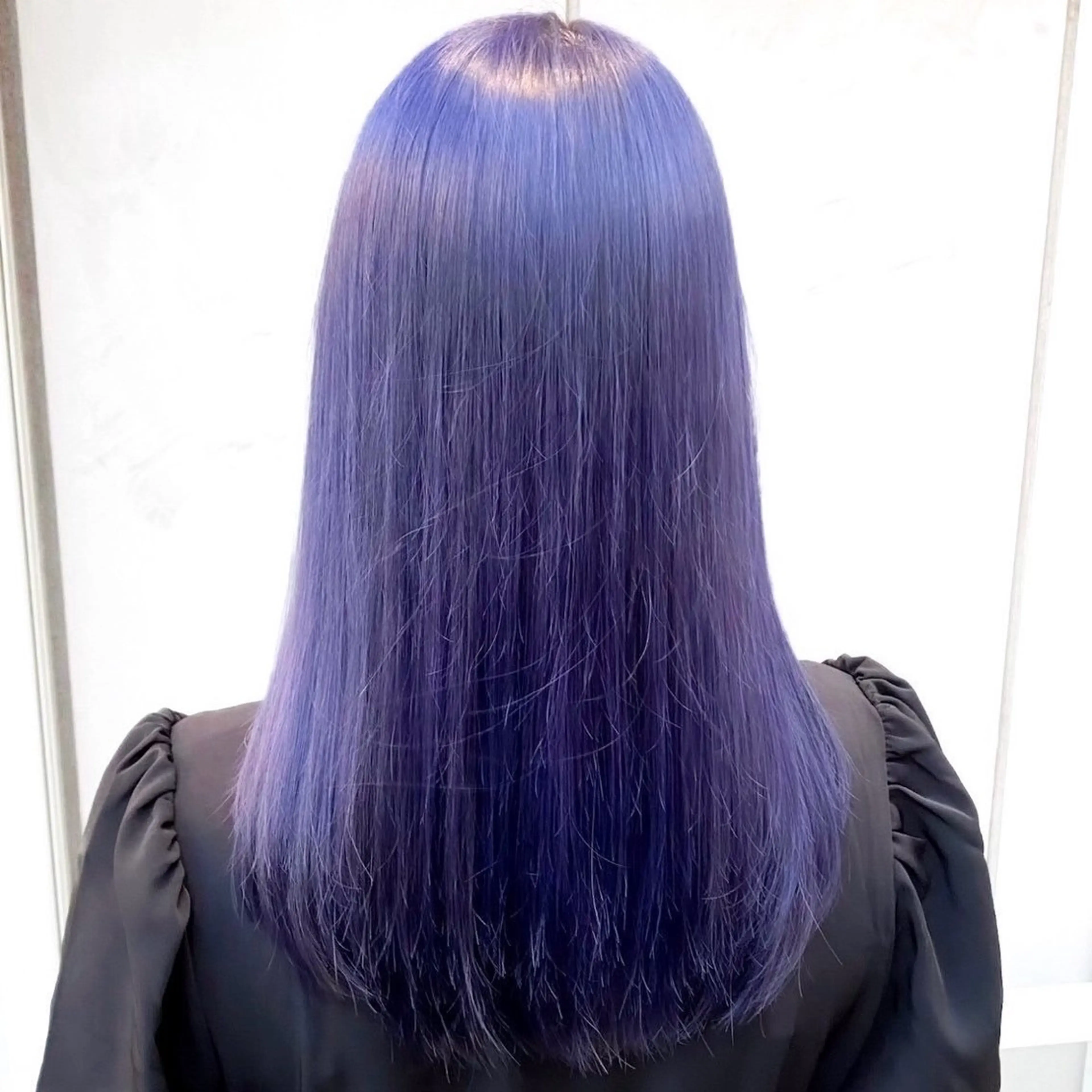 ロング カラー 韓国っぽ♡寒色/暗髪 🫧MOEKA🦋のヘアスタイル