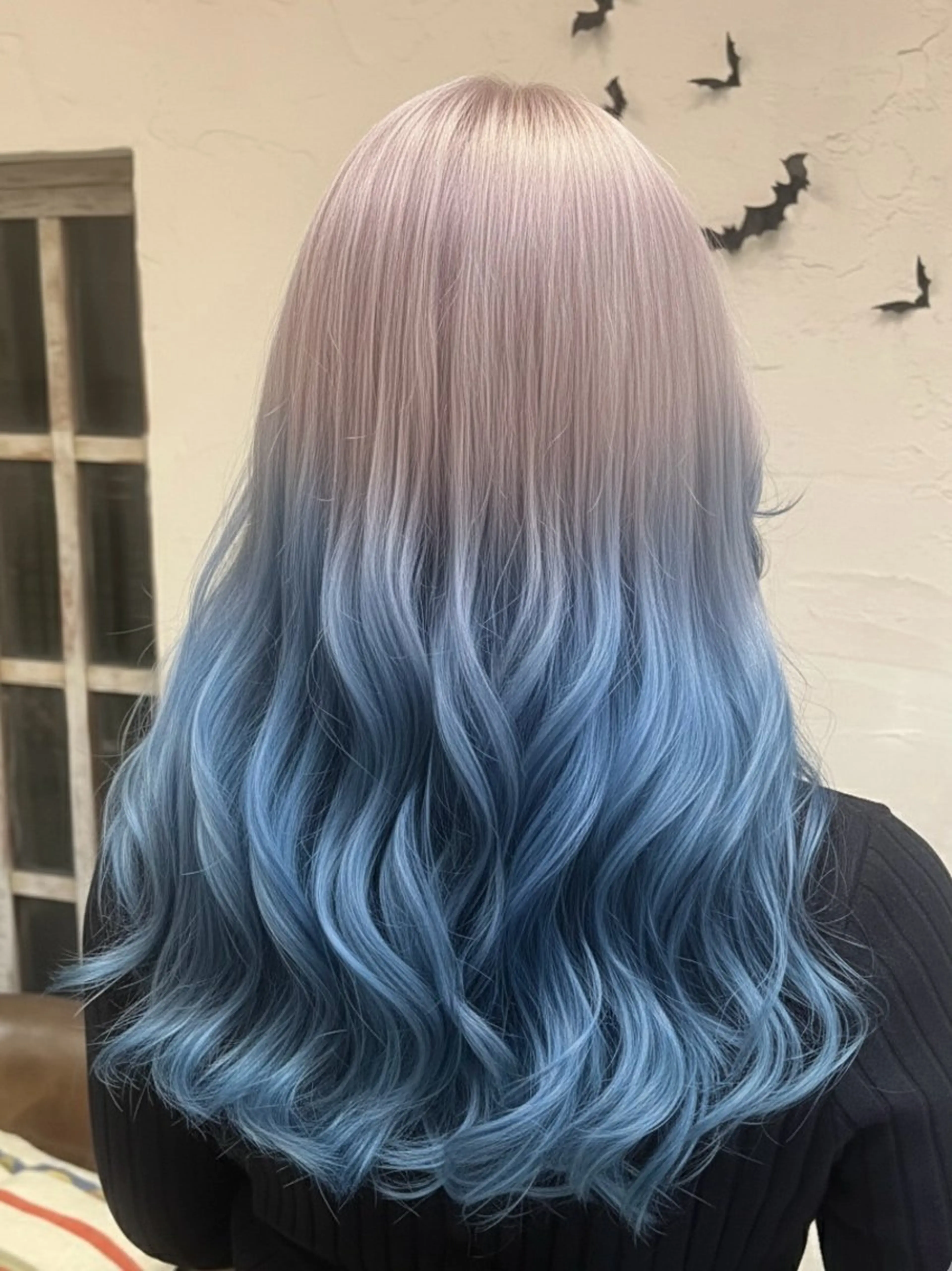 ロング カラー カット ヘアカラー トリートメント belle   表参道　terrace所属・抜きっぱなしブロンド /ハイトーン/カナタのヘアスタイル