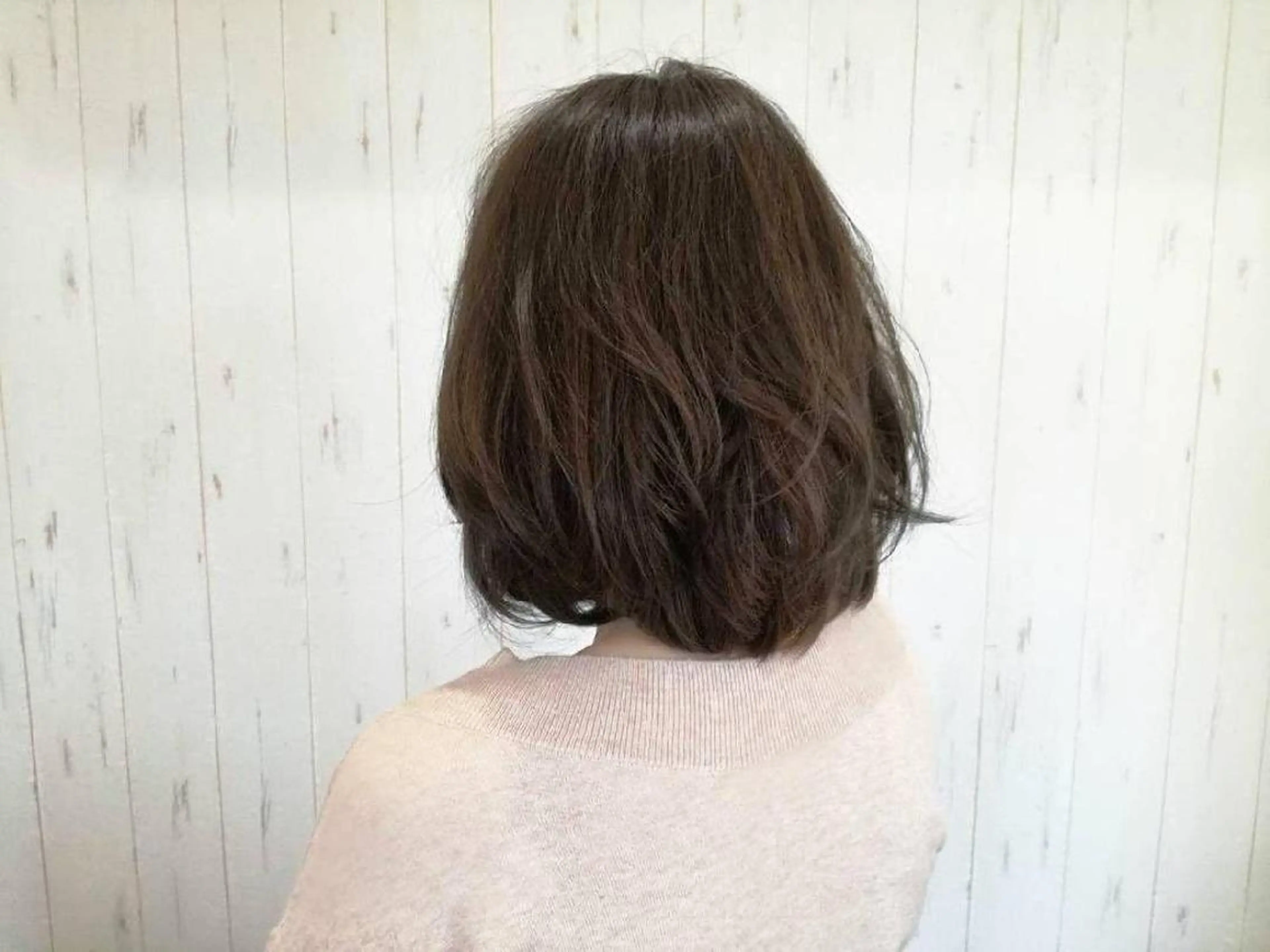 ショート カラー グラデーションカラー ボブ 西川 敏夫のヘアスタイル