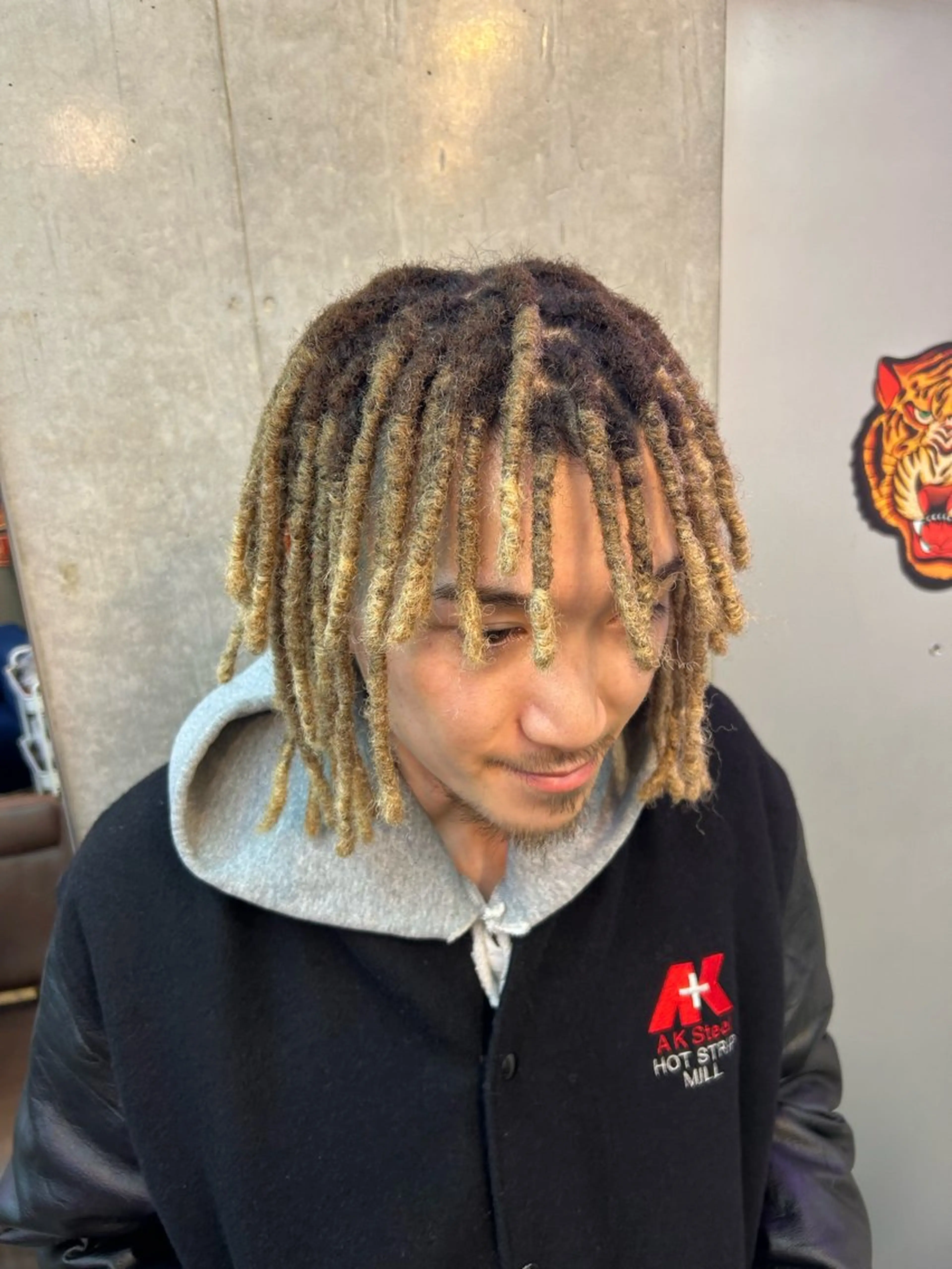 ミディアム メンズ エクステ エクステ HARURU🪮✨ ブレイズ海外ヘアのヘアスタイル