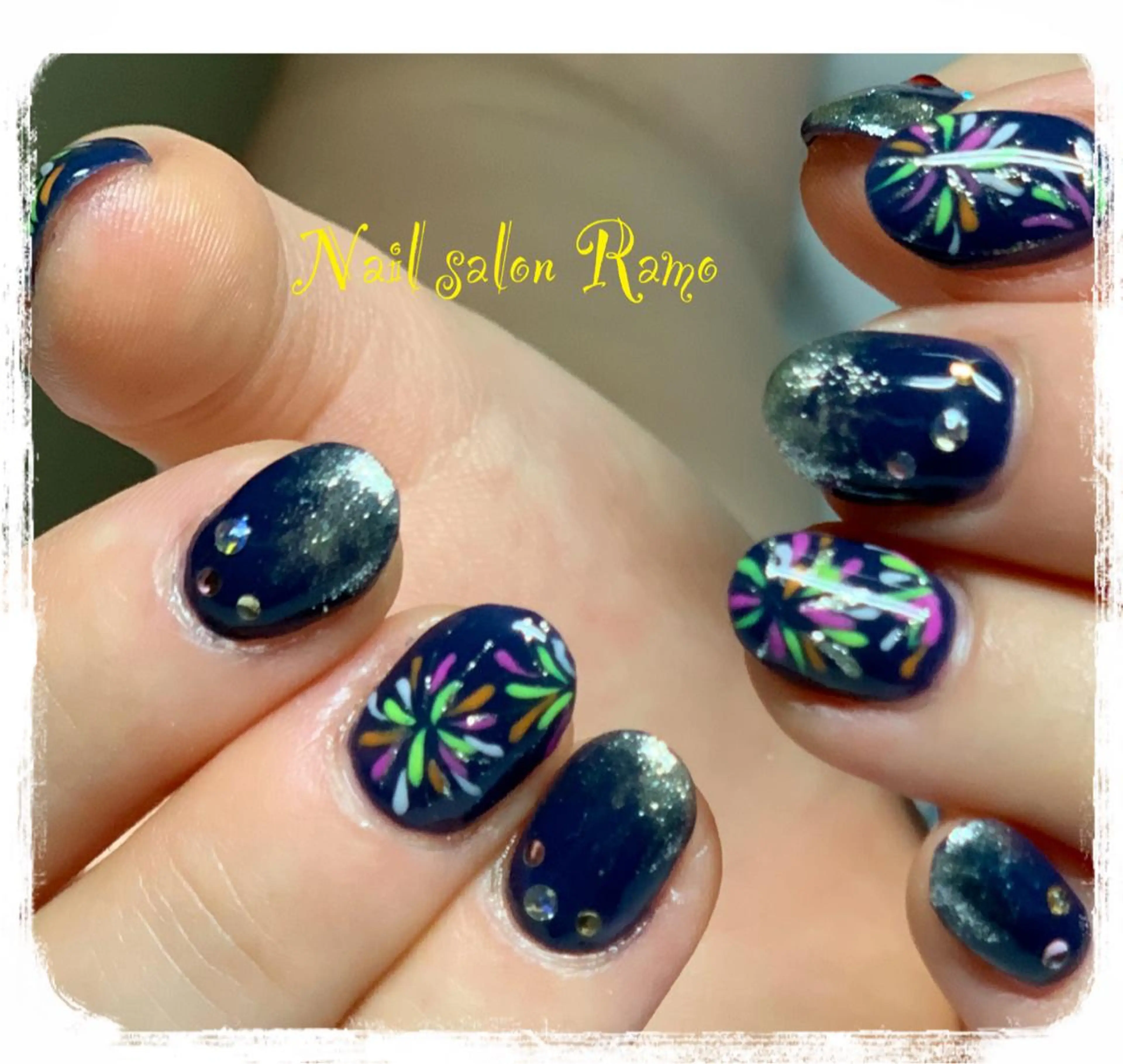 ミディアム Nail salon Ramo所属・松田 祥子のネイルデザイン