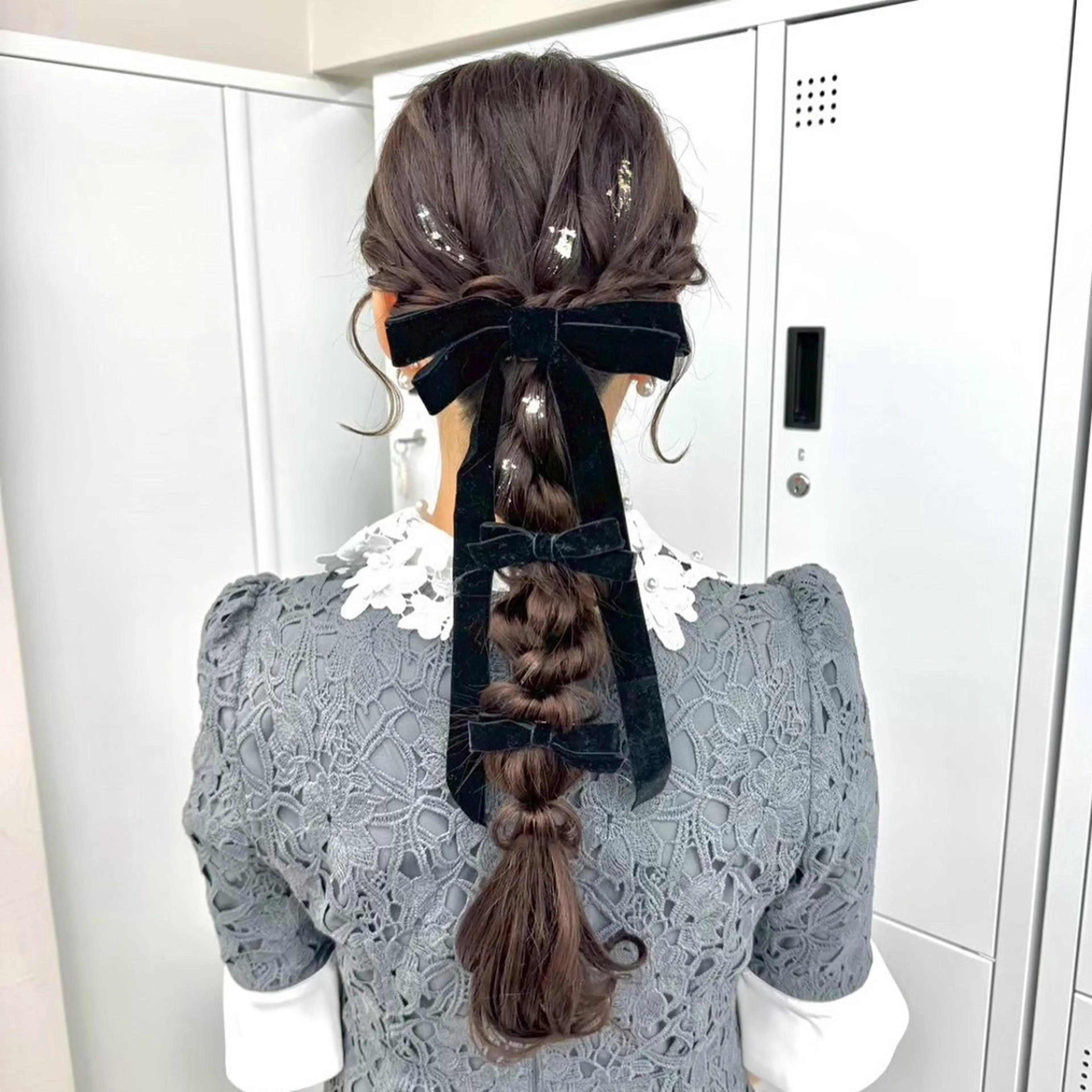 ロング ヘアアレンジ 結婚式💍 お呼ばれヘア/みゆのヘアスタイル