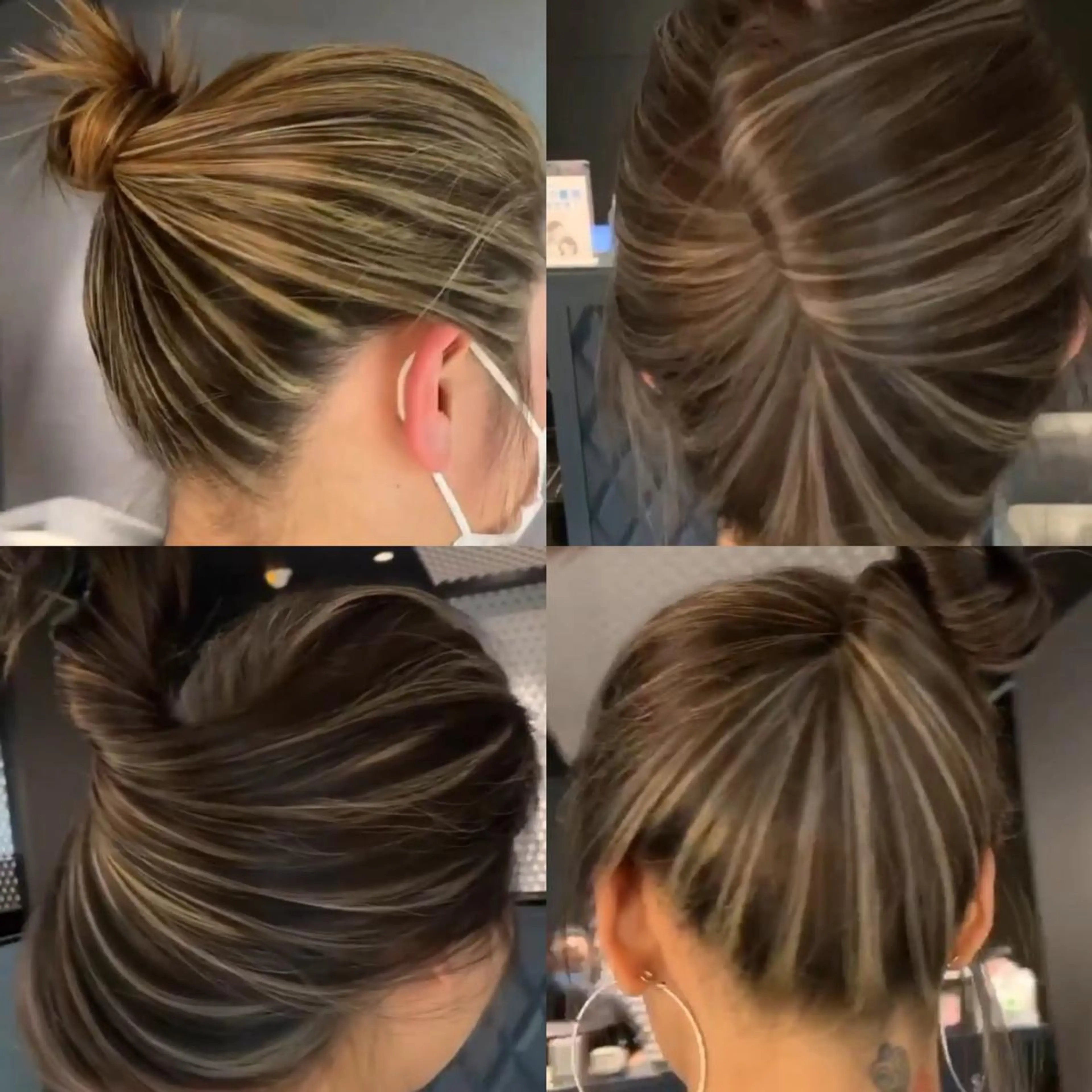 セミロング カラー ヘアカラー トリートメント _ WHITE三宮店のヘアスタイル