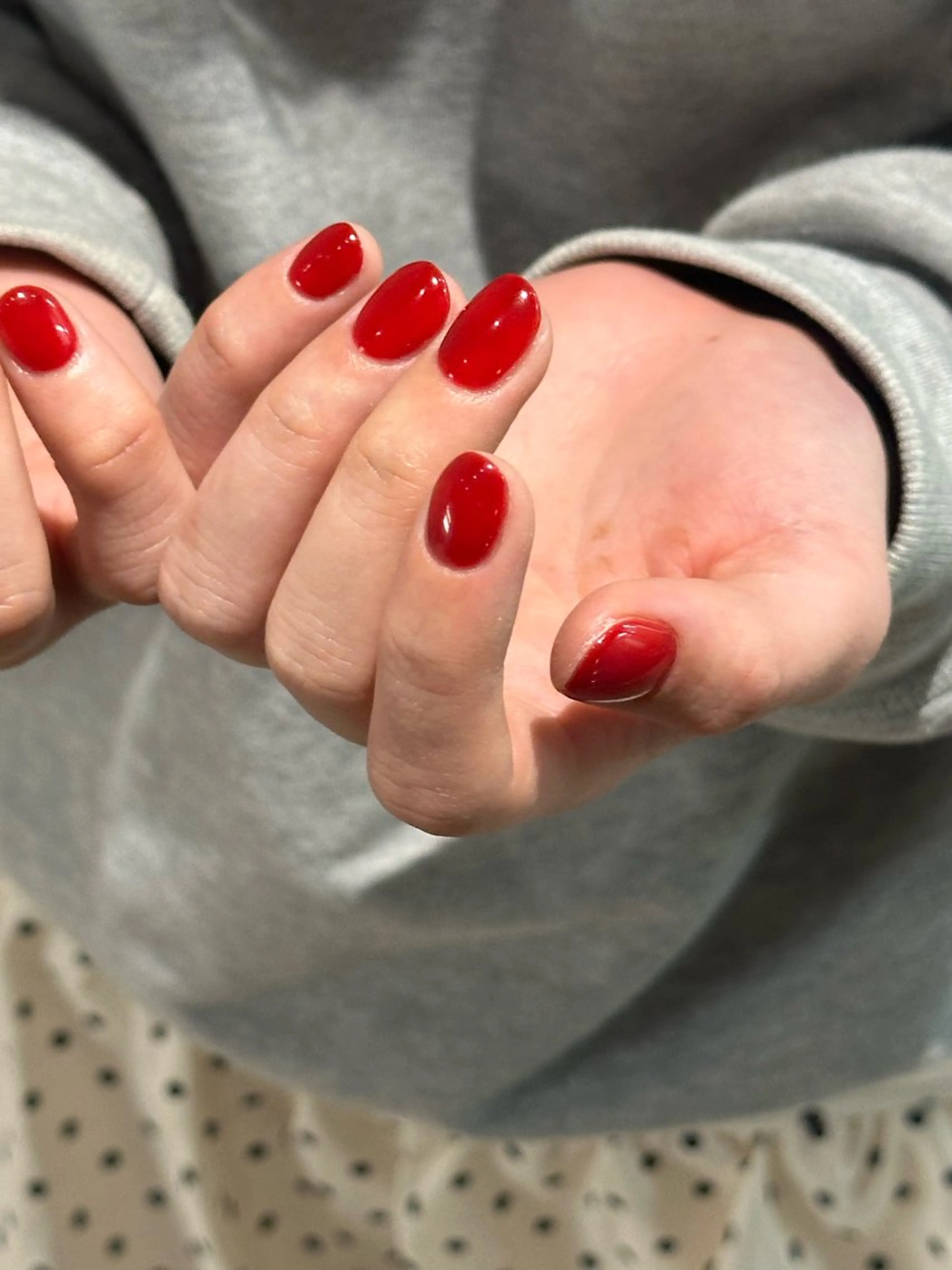 ネイル 赤色 diptyMOILA ことりのネイルデザイン