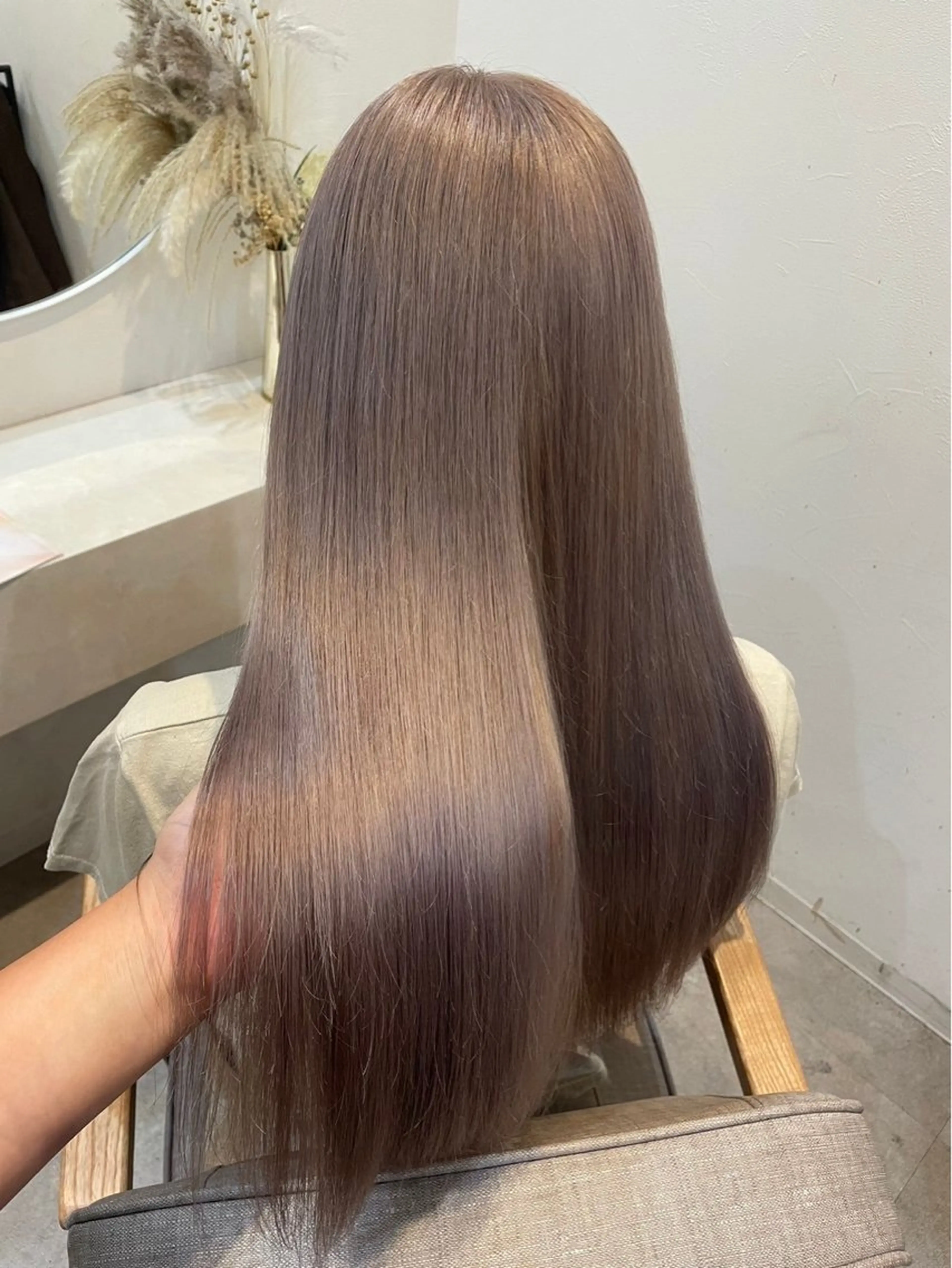 カラー ブリーチ 🎀sakura🎀 艶髪/韓国/ワンホンのヘアスタイル