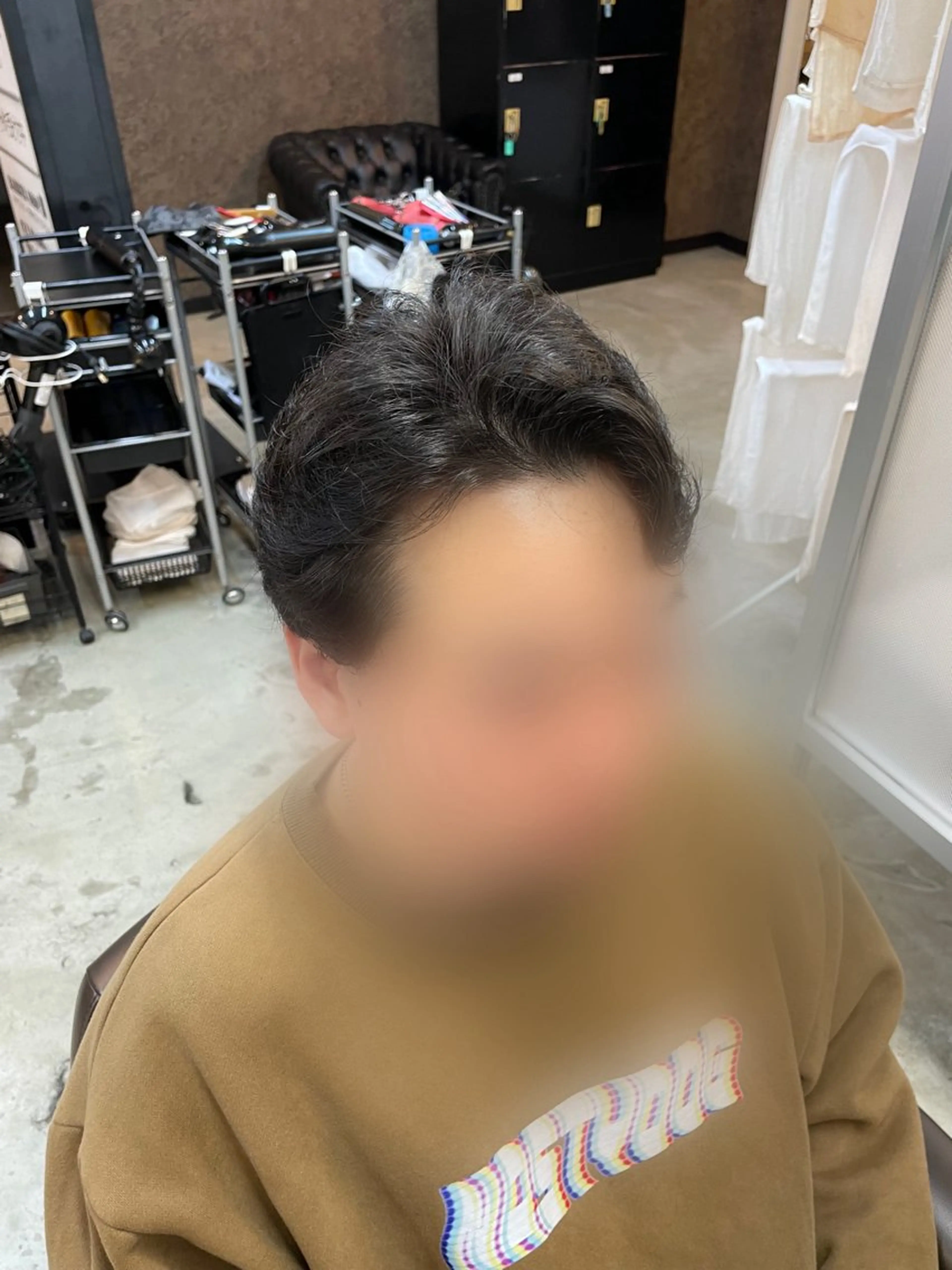 ショート メンズ メンズパーマ特化 カバヤマ　リョウのヘアスタイル