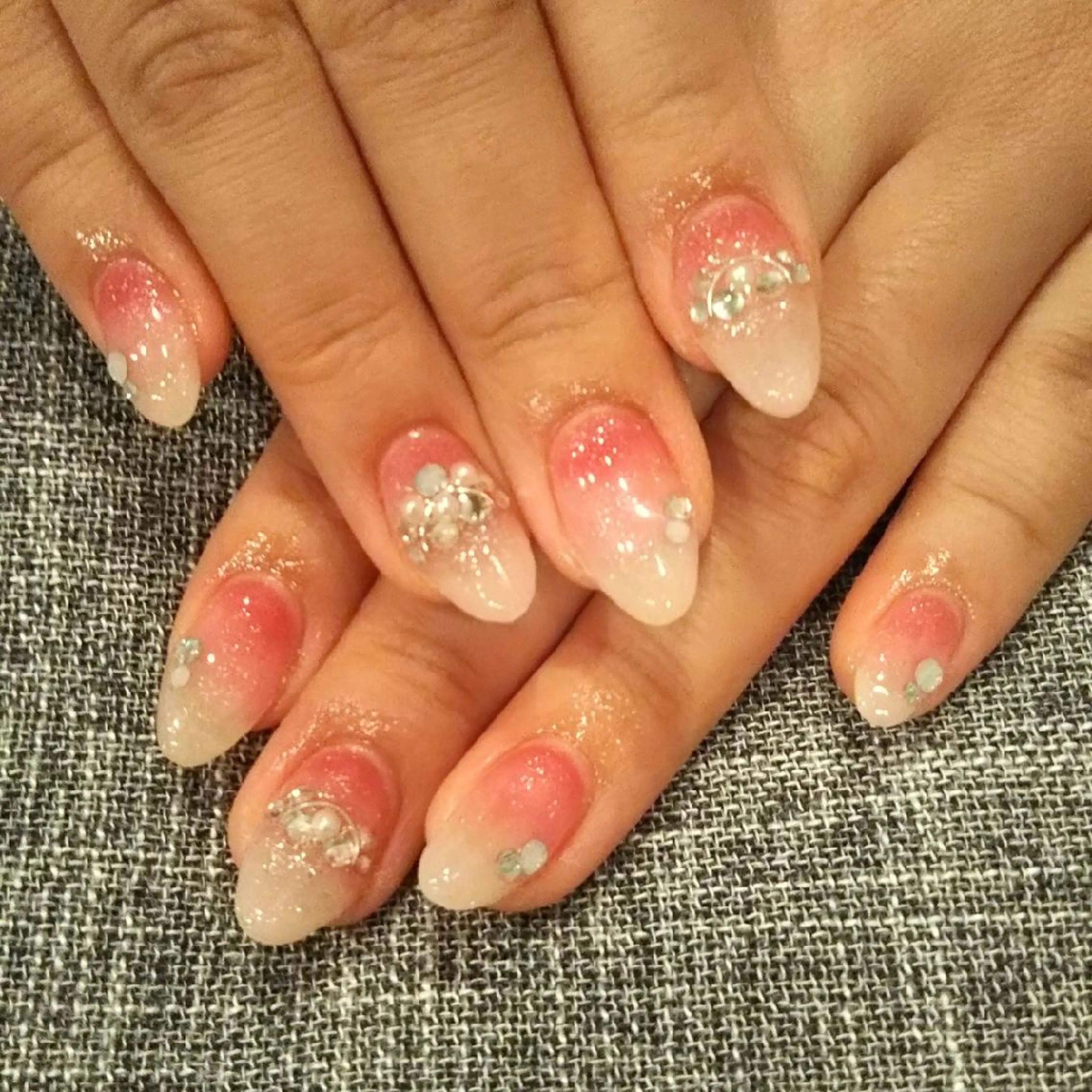 ネイル クリアネイル グラデーション private salon mieのネイルデザイン