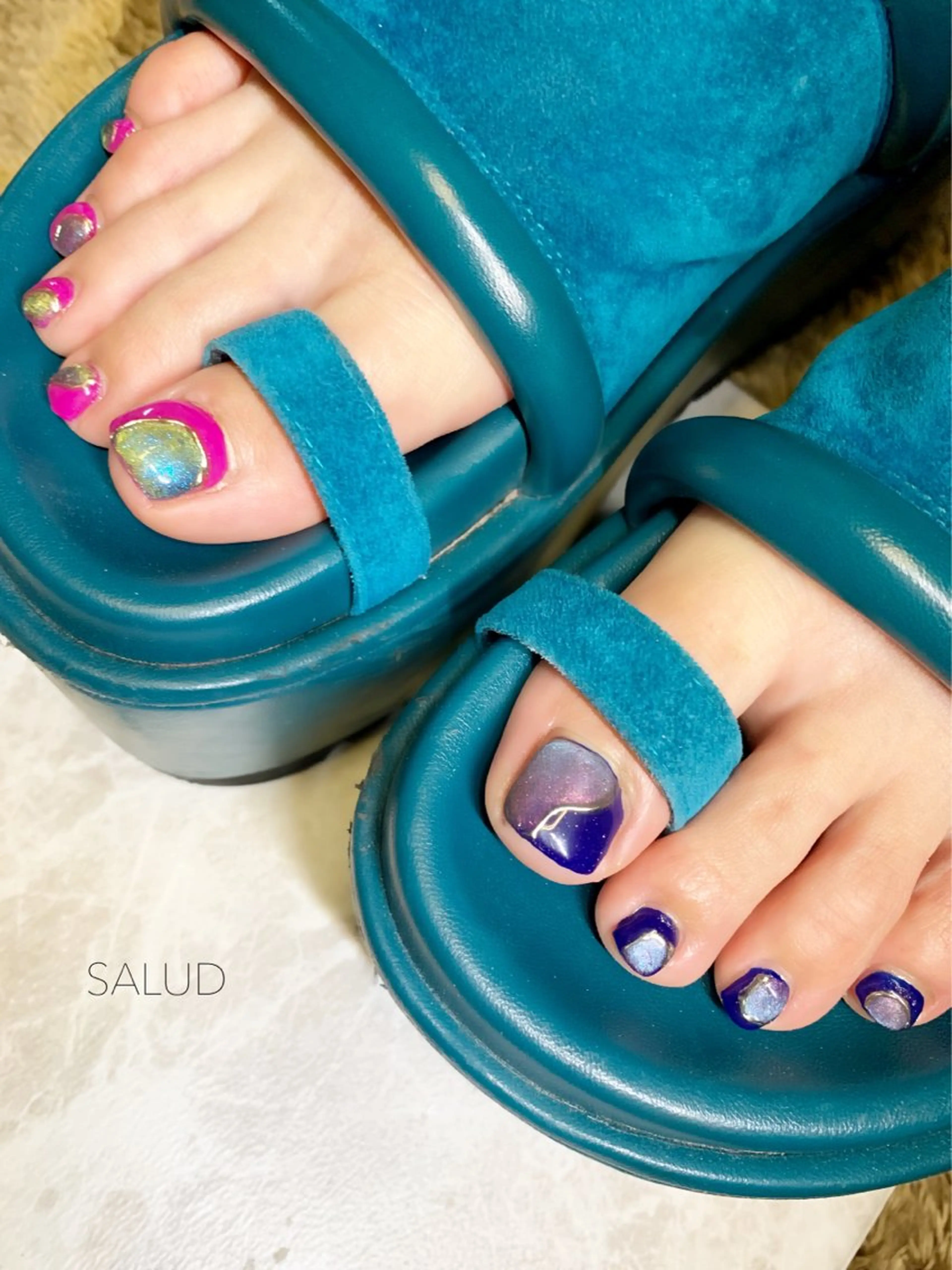 ネイル フットネイル Nail Salon SALUDのネイルデザイン