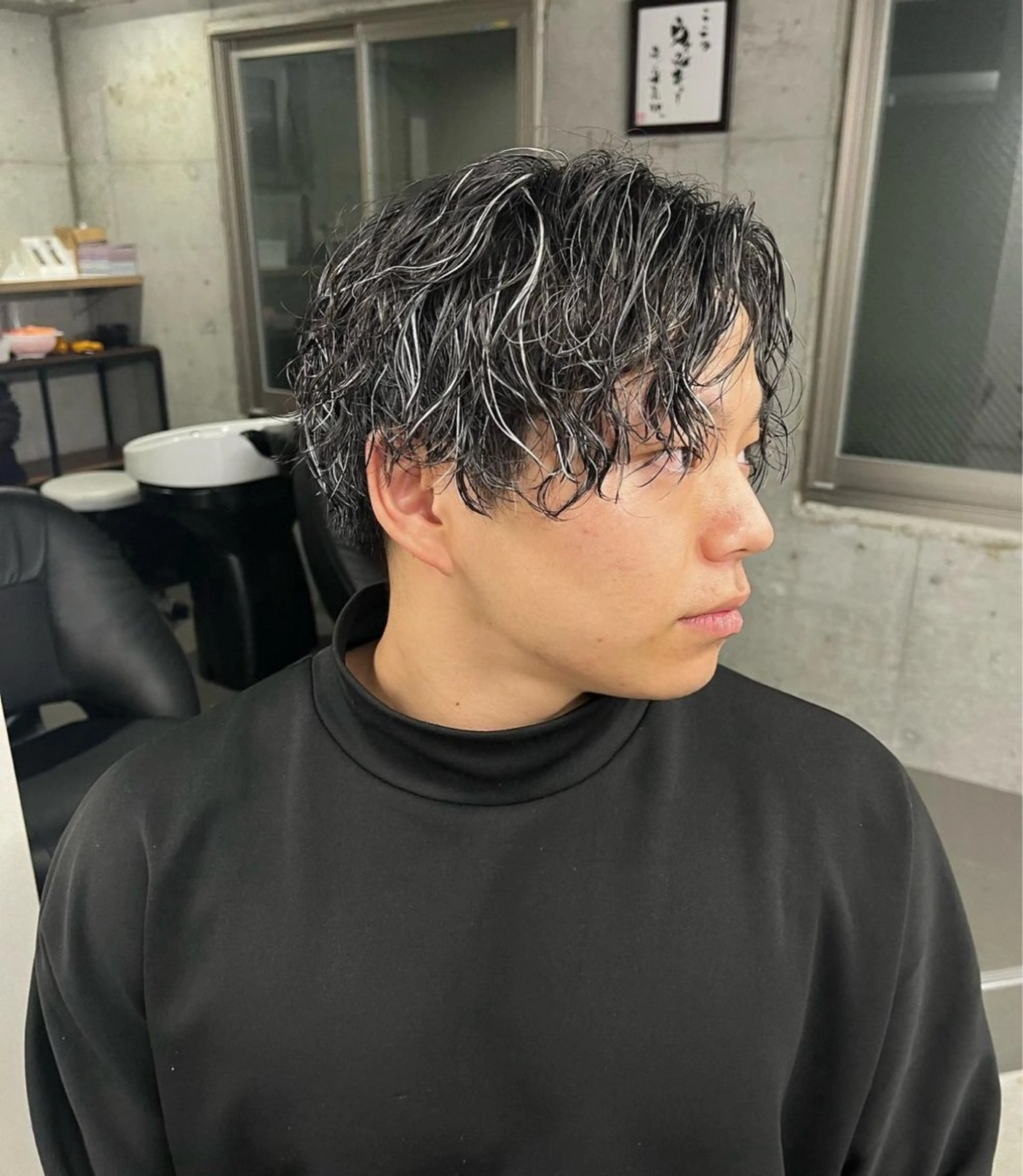 カラー パーマ メンズ 🔥メンズ特化美容師 校條 稜大🔥のヘアスタイル