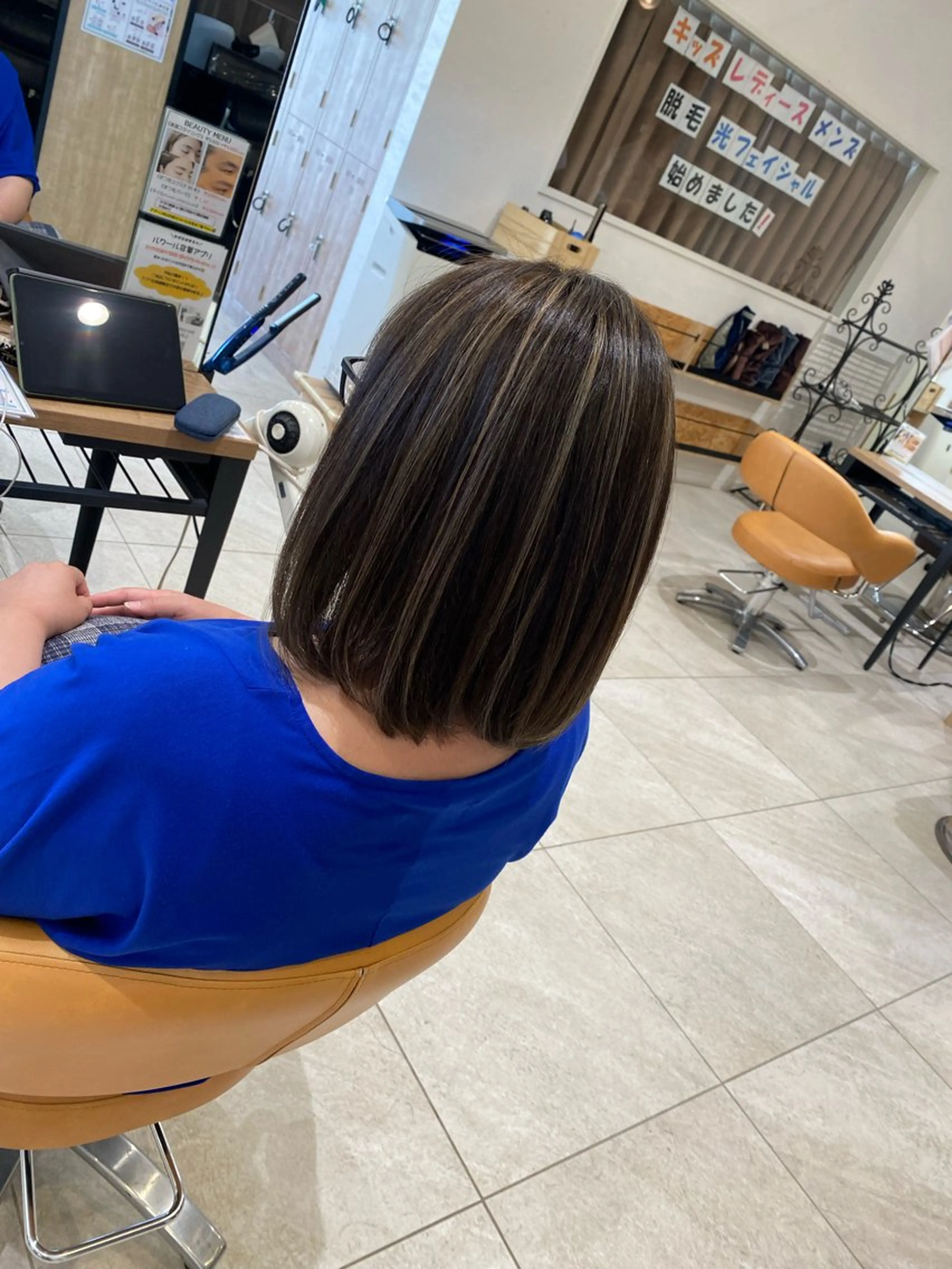 ミディアム 星野 慎也のヘアスタイル