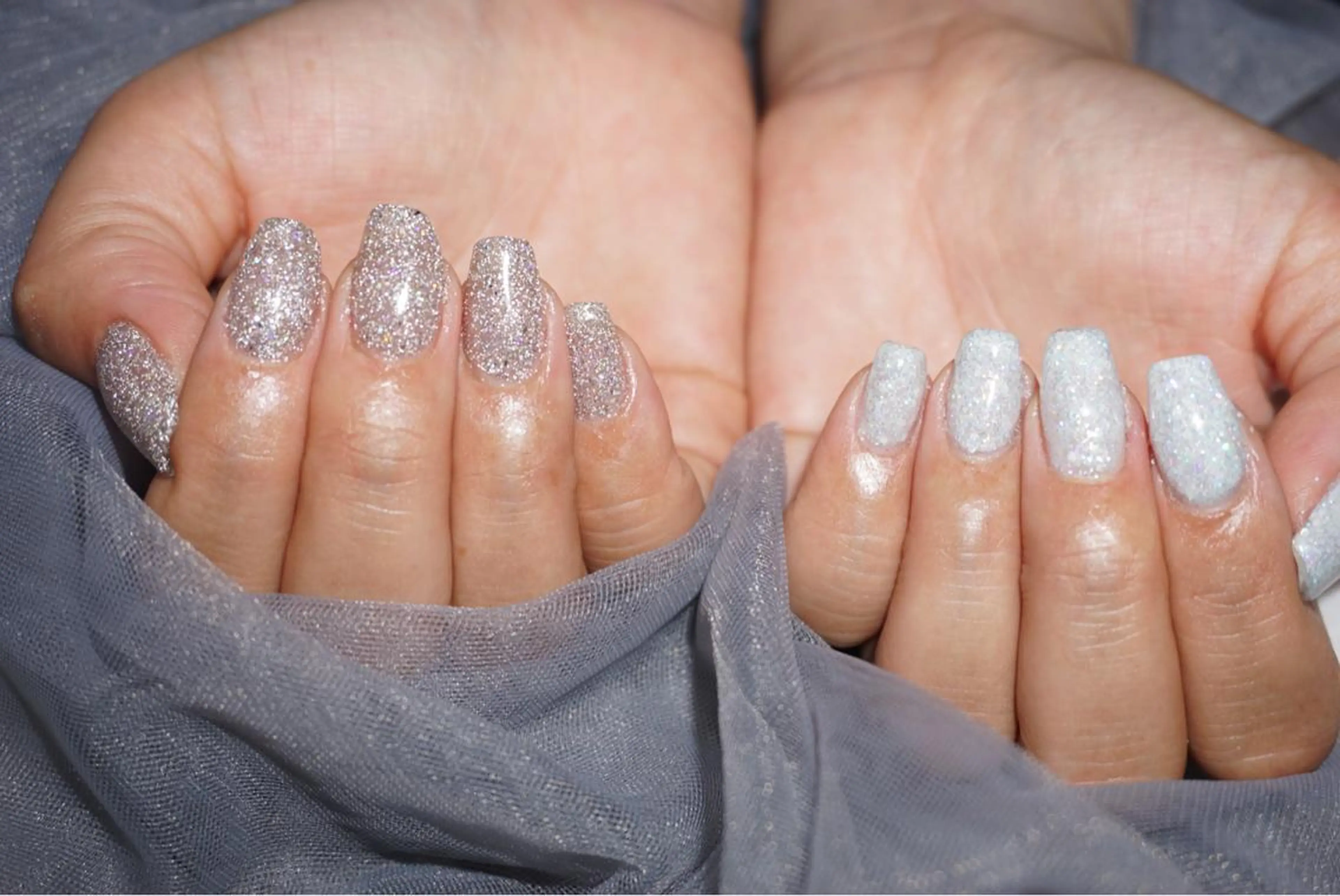 ネイル フラッシュネイル ラメ(グリッター) スカルプネイル nail salon Be.のネイルデザイン