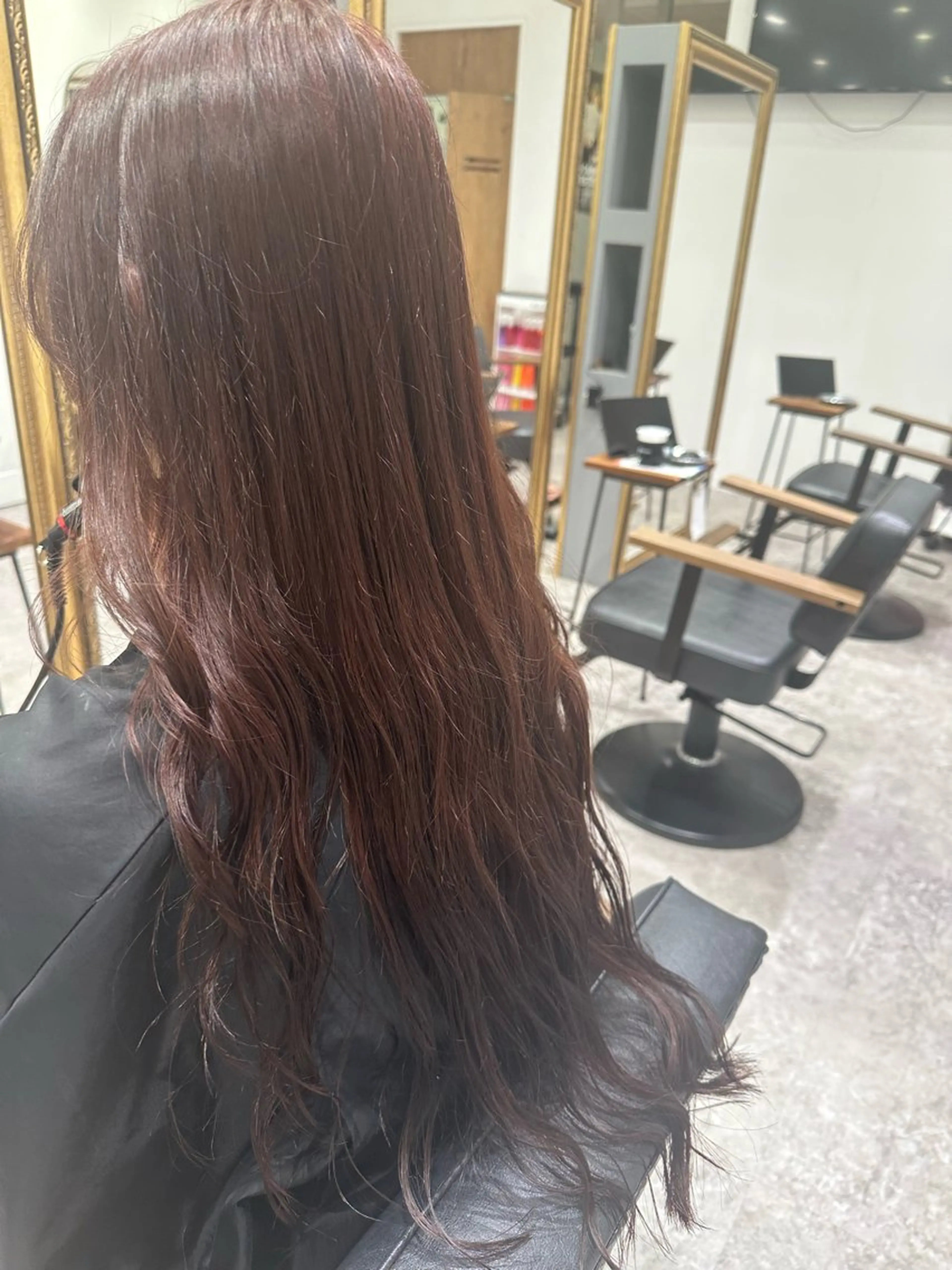 ロング ヘアカラー トリートメント 透明感イルミナカラー ／寒色/MOMOKAのヘアスタイル