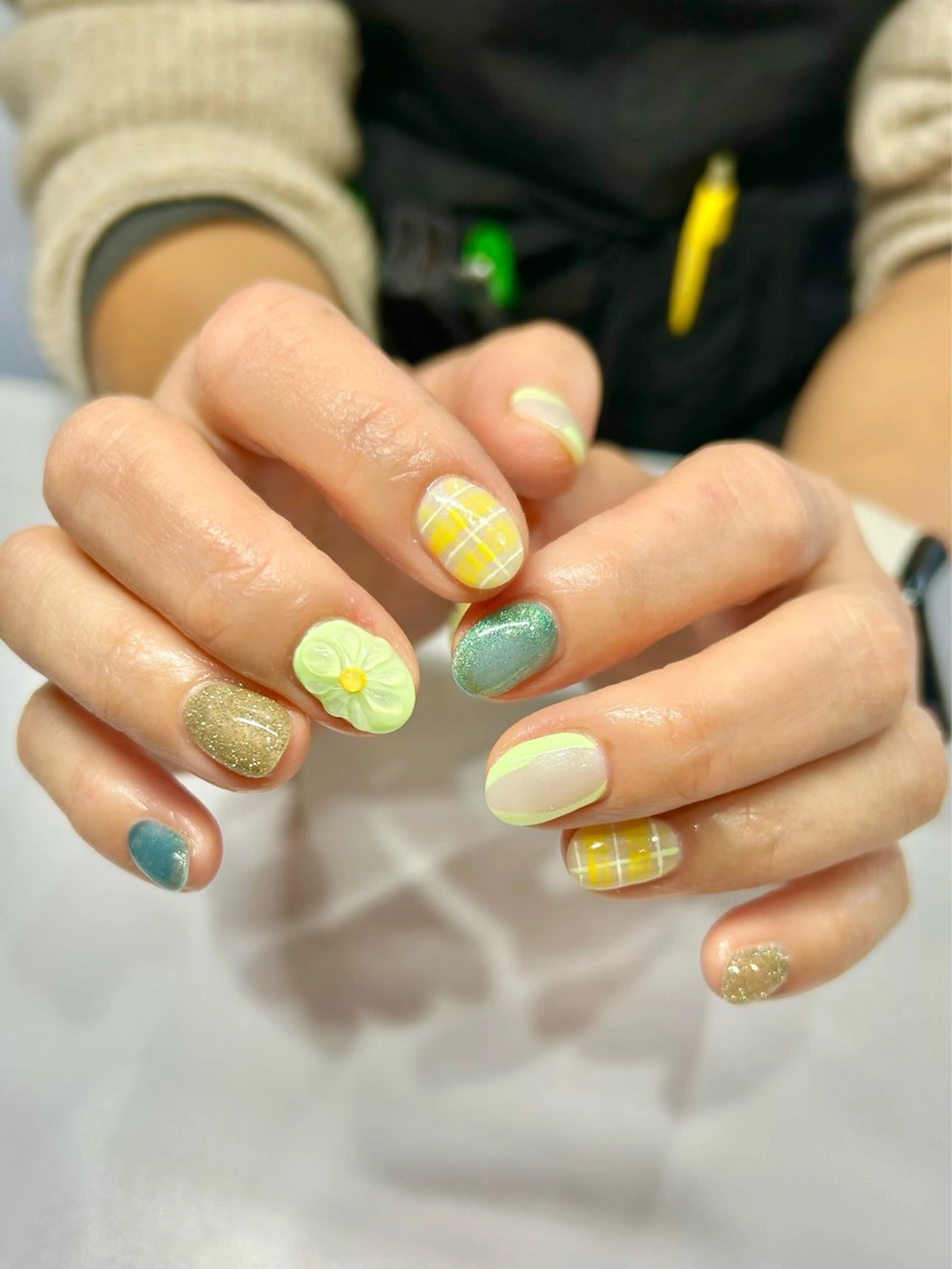 ネイル 持ち込み ハンドネイル welina Miyukiのネイルデザイン