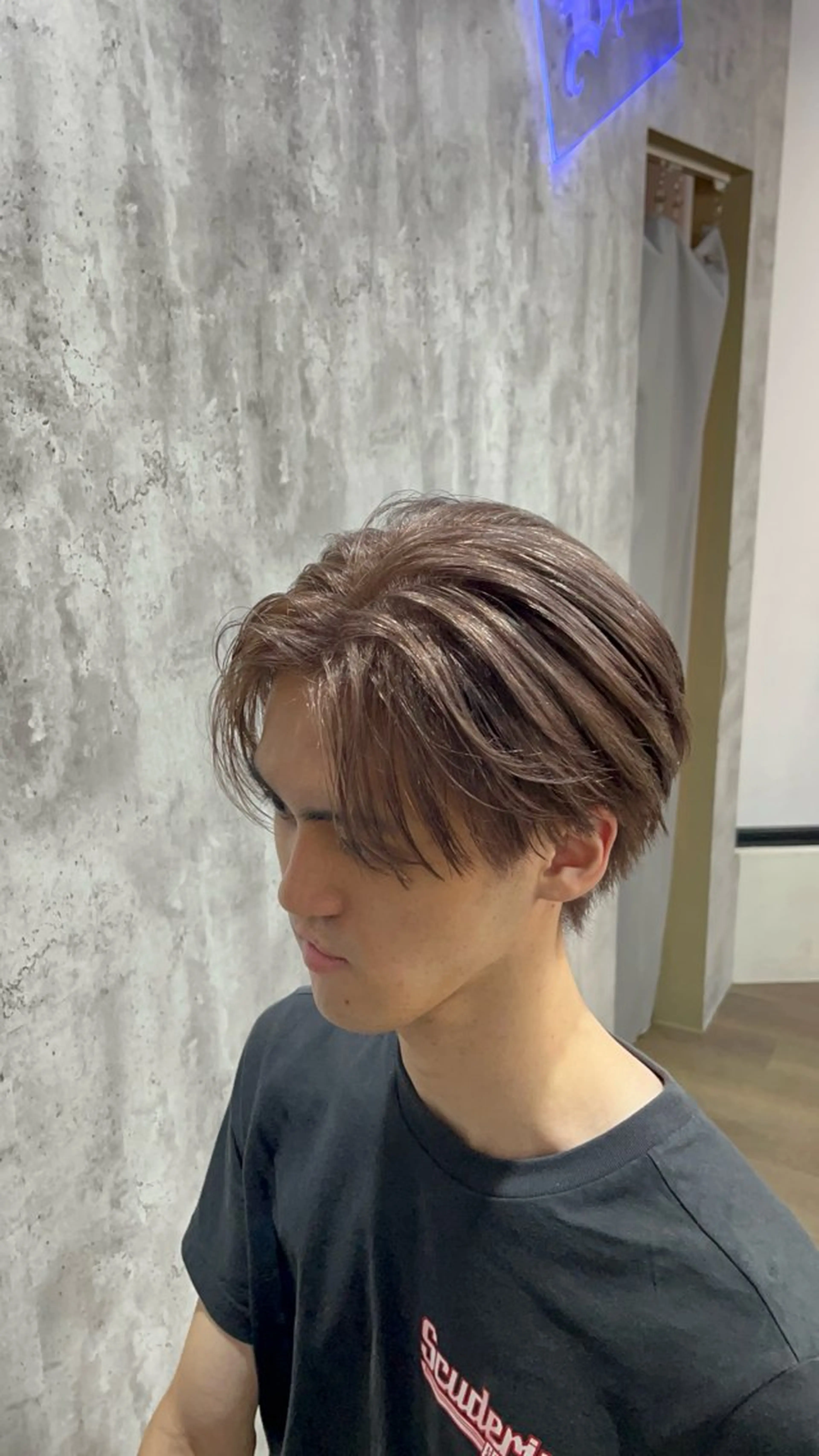 ミディアム カラー メンズ 🦄カイ/メンズ 韓国ヘア/パーマ🦄のヘアスタイル