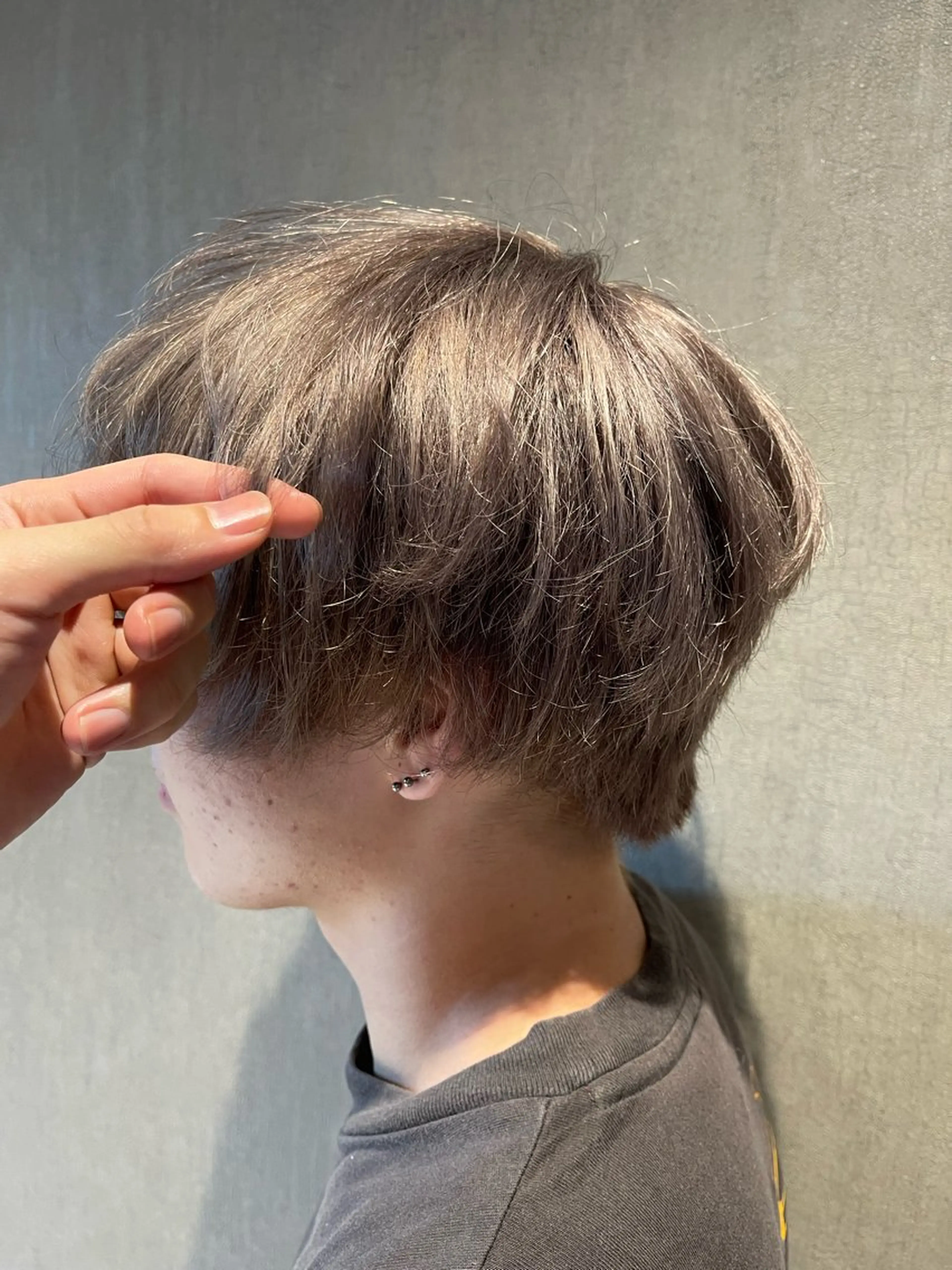 ショート カラー ベージュカラー ホワイトベージュ 透明感カラー/艶髪/ エクステ/HIROのヘアスタイル