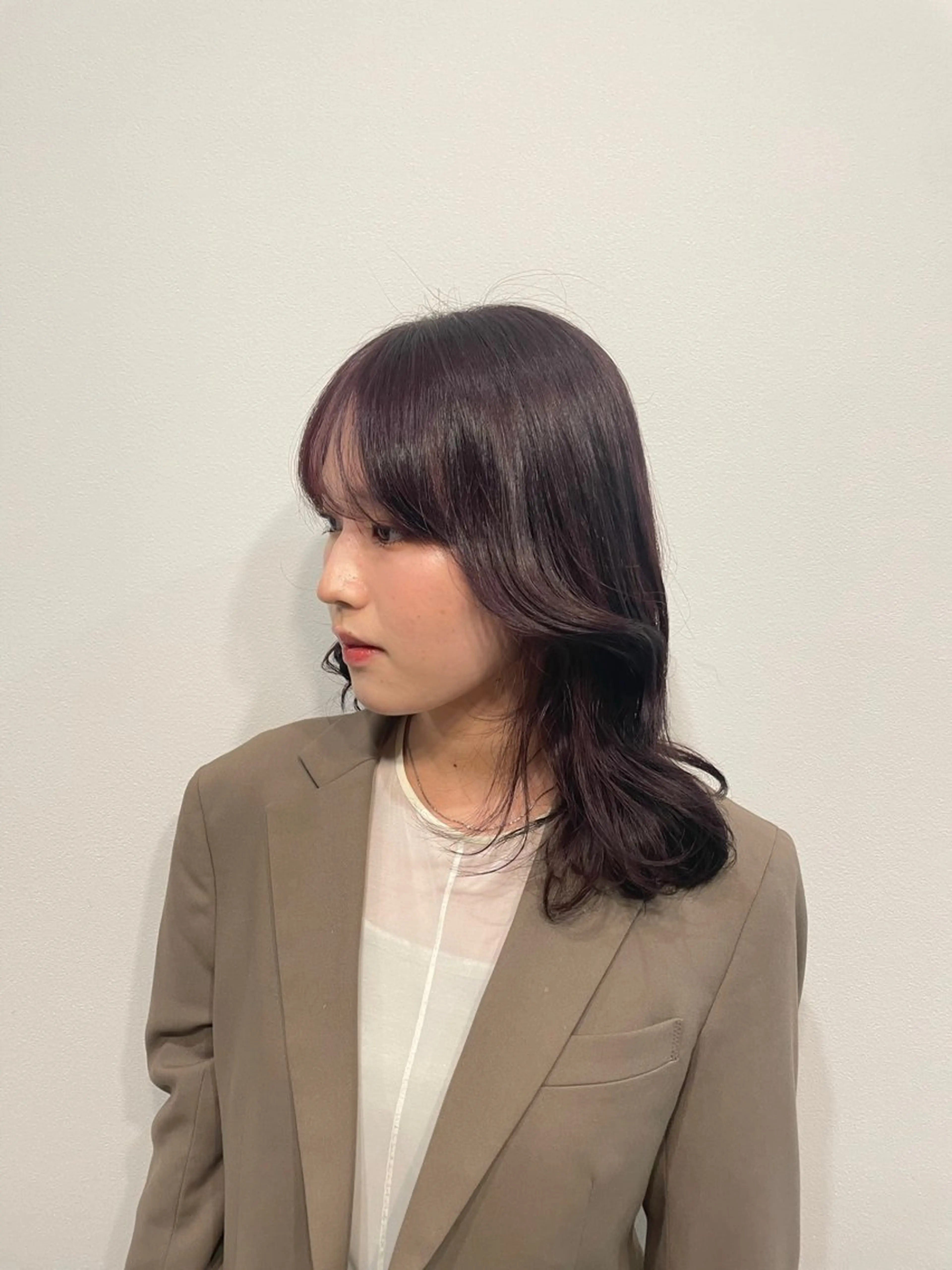 セミロング カラー ayano 🌱のヘアスタイル