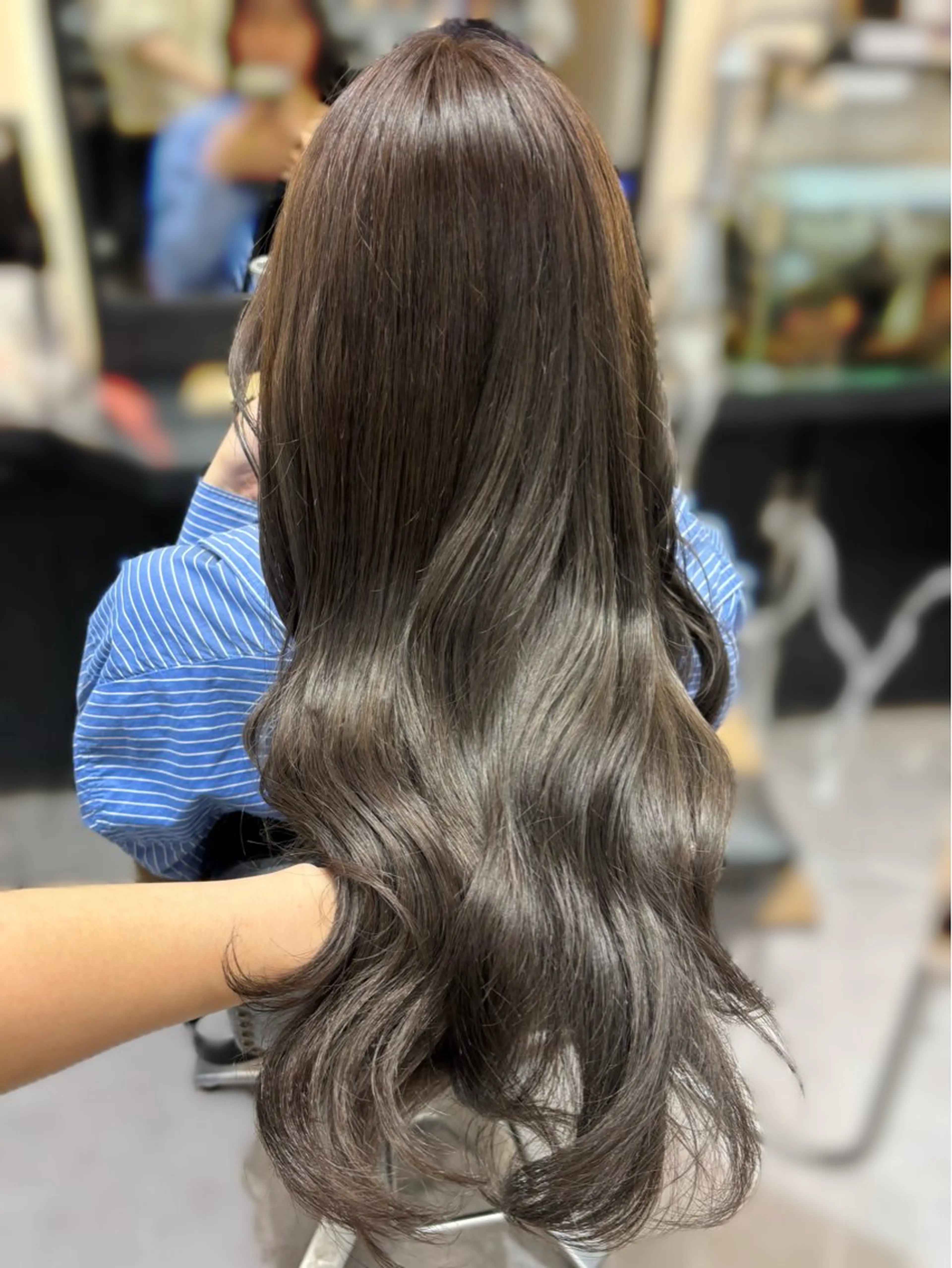 ロング カット ヘアカラー トリートメント 🫧透明感カラー 🫧maiのヘアスタイル