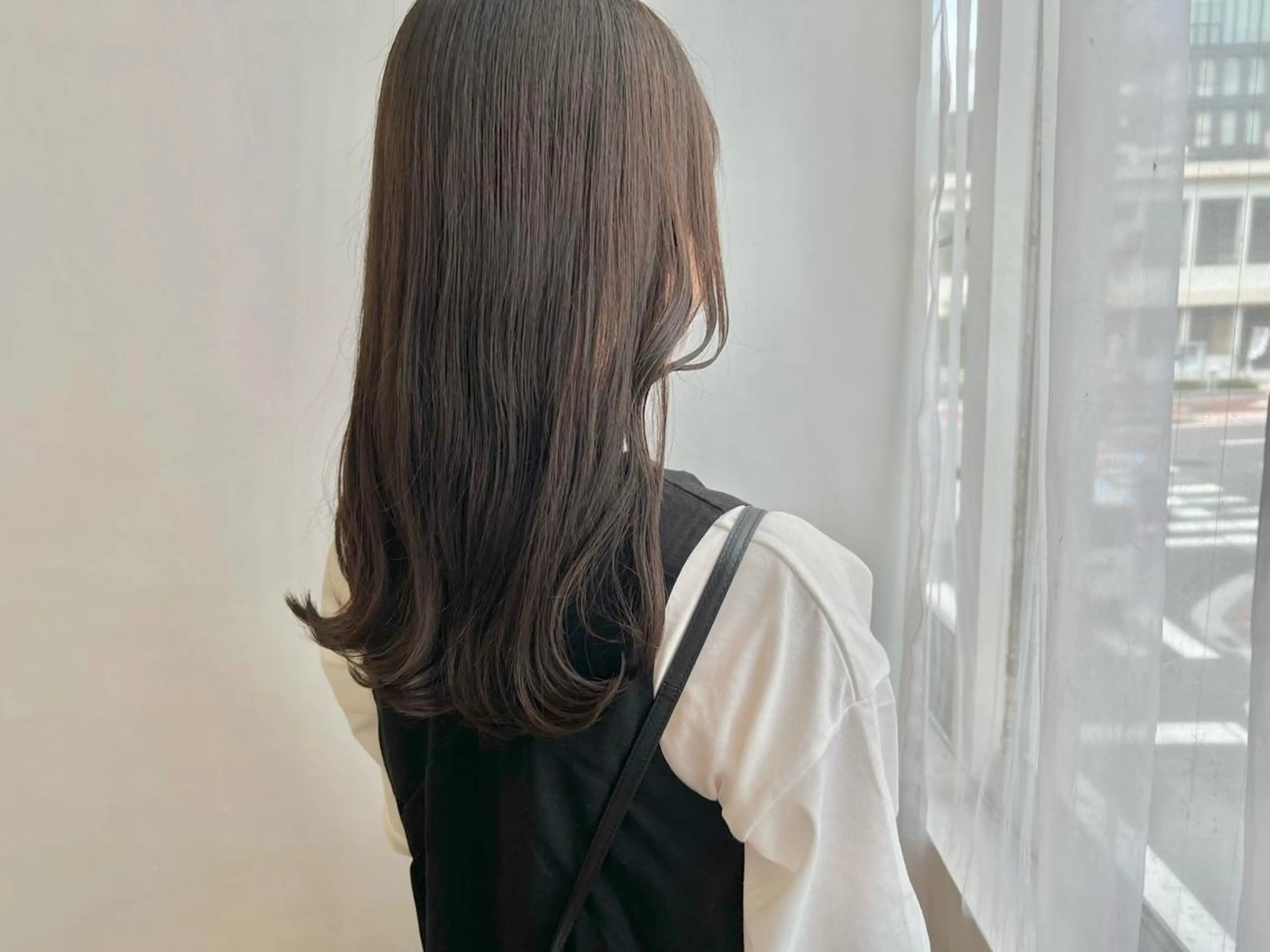 セミロング カラー パーマ ストレートパーマ カット 縮毛矯正 トリートメント タカハシ ハヤトのヘアスタイル