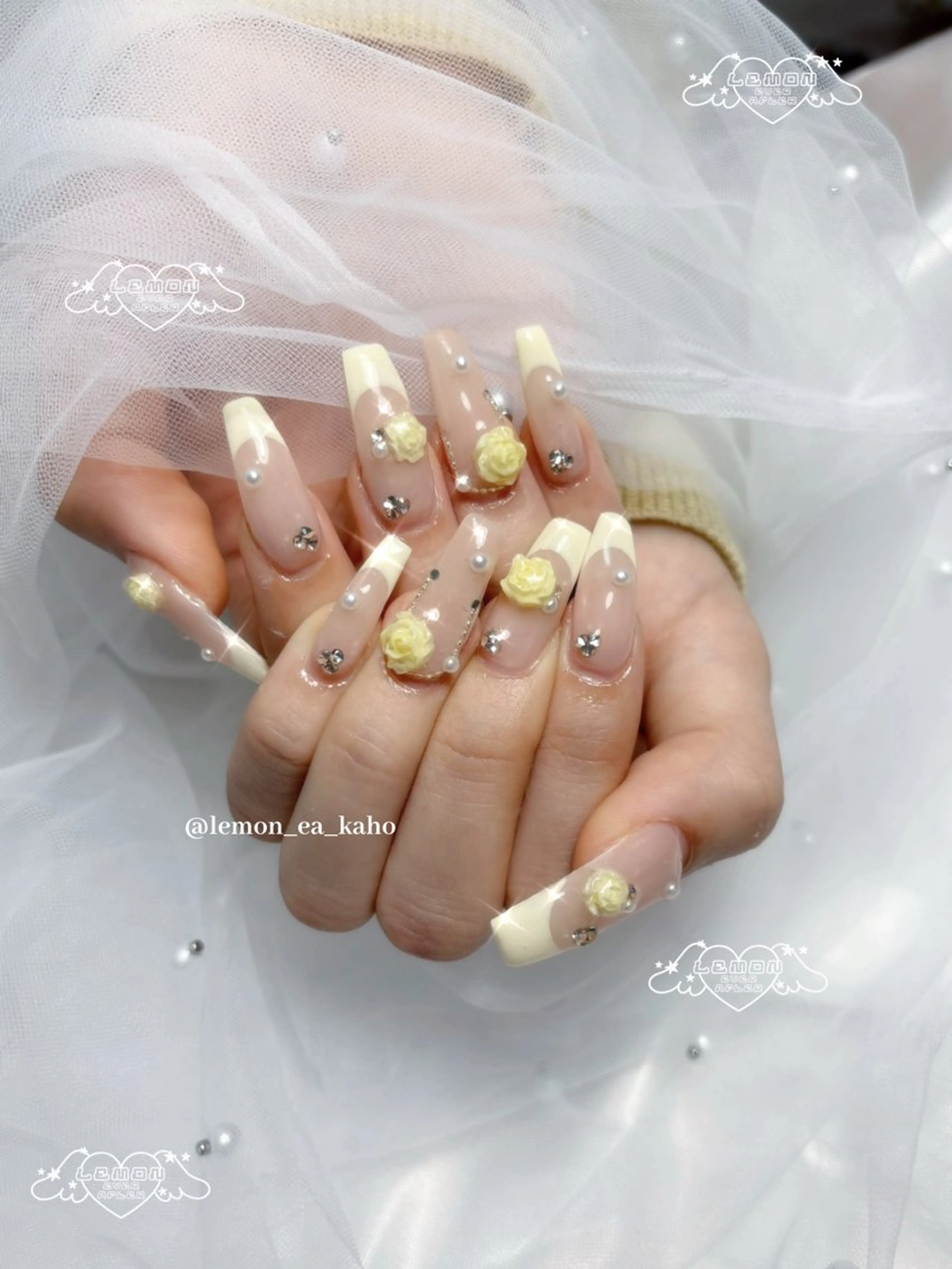 ネイル Choanail 大阪店所属・Lemon ever afterのネイルデザイン