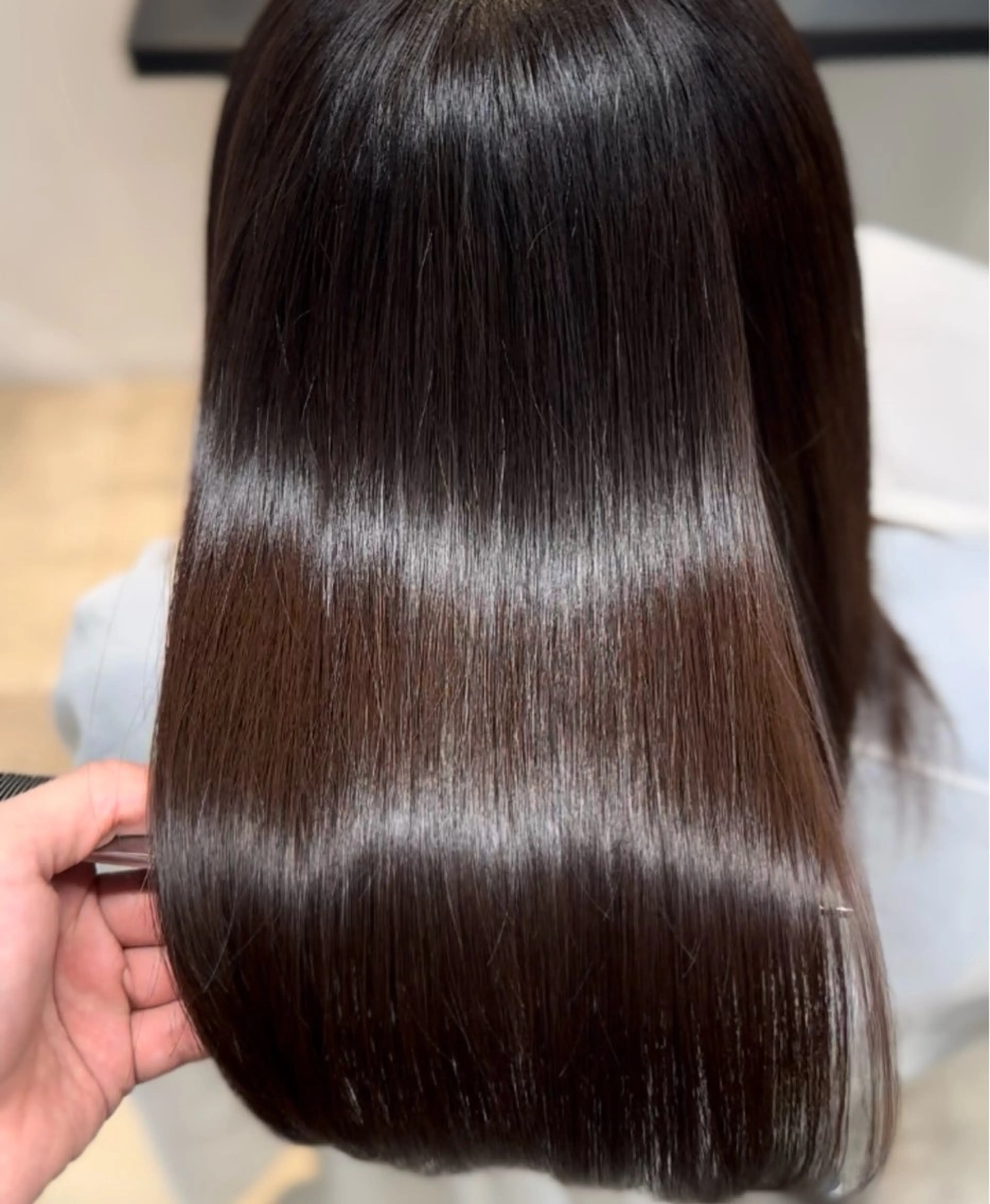 セミロング 髪質改善 トリートメント トリートメント ツヤ髪 ／髪質改善 松岡将太郎のヘアスタイル