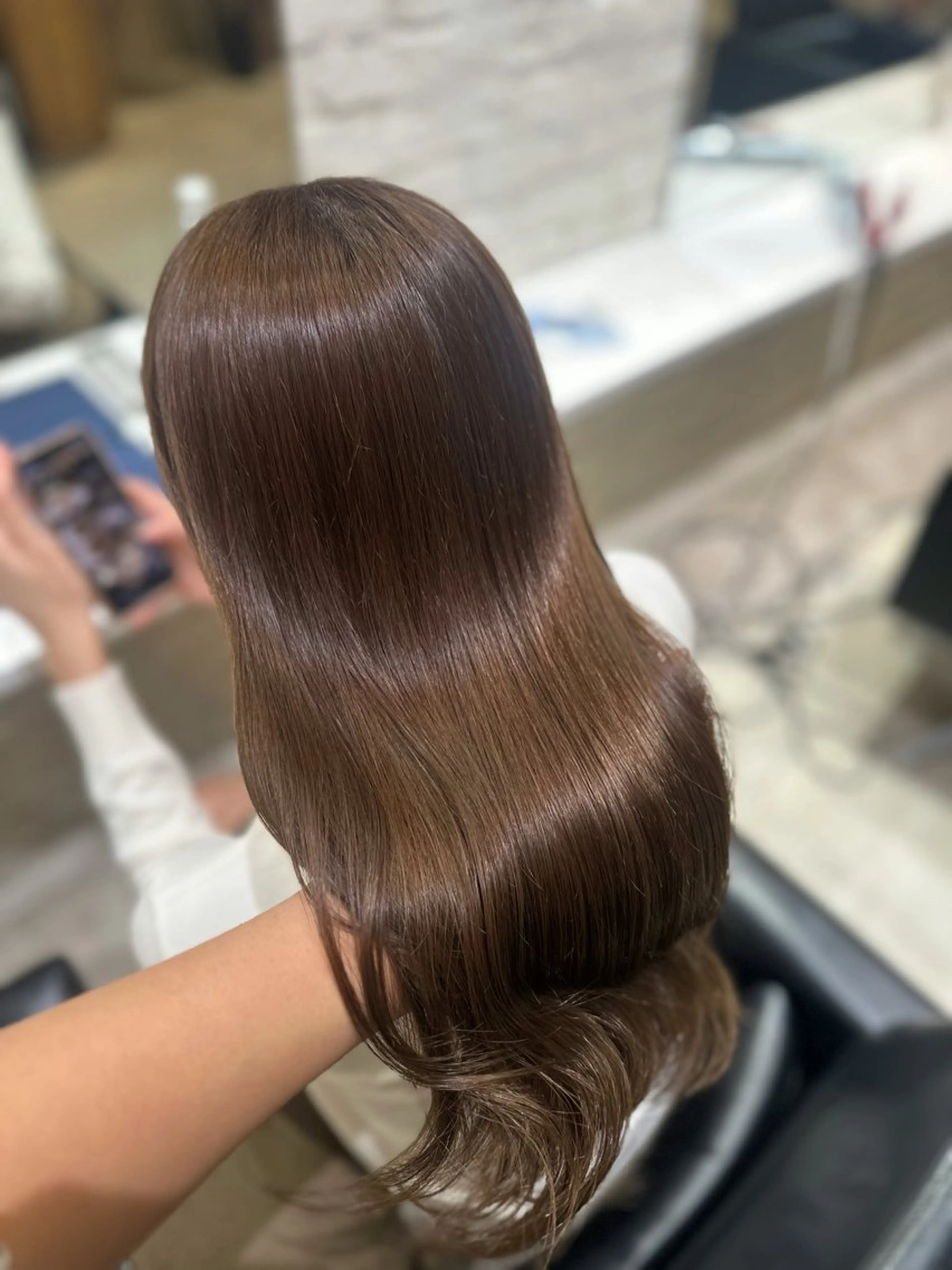 ロング カット トリートメント 🖤KURUMI🖤 潤艶・髪質改善のヘアスタイル