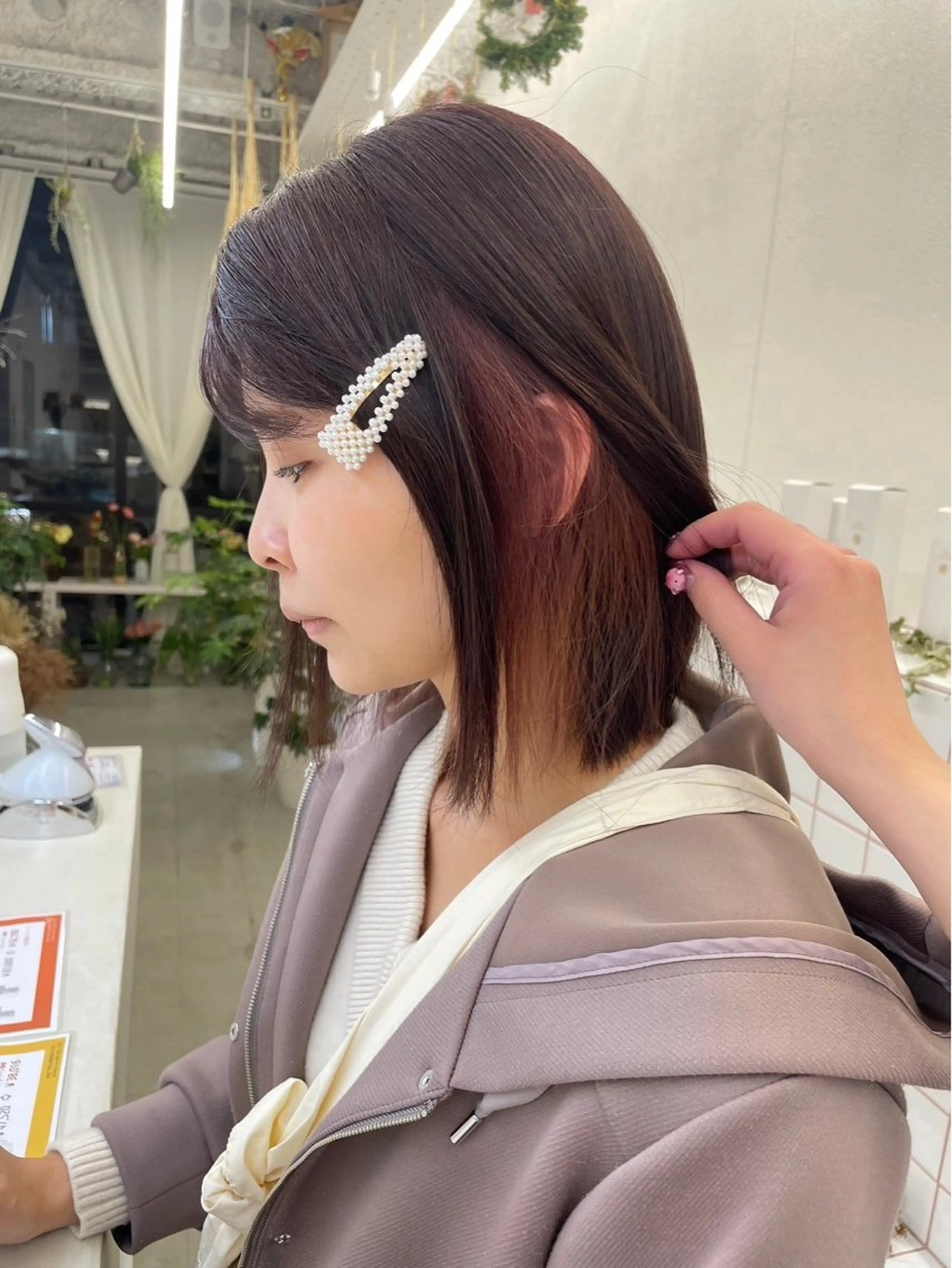 ミディアム カラー 🌸花屋併設🌸寺島 秀美のヘアスタイル