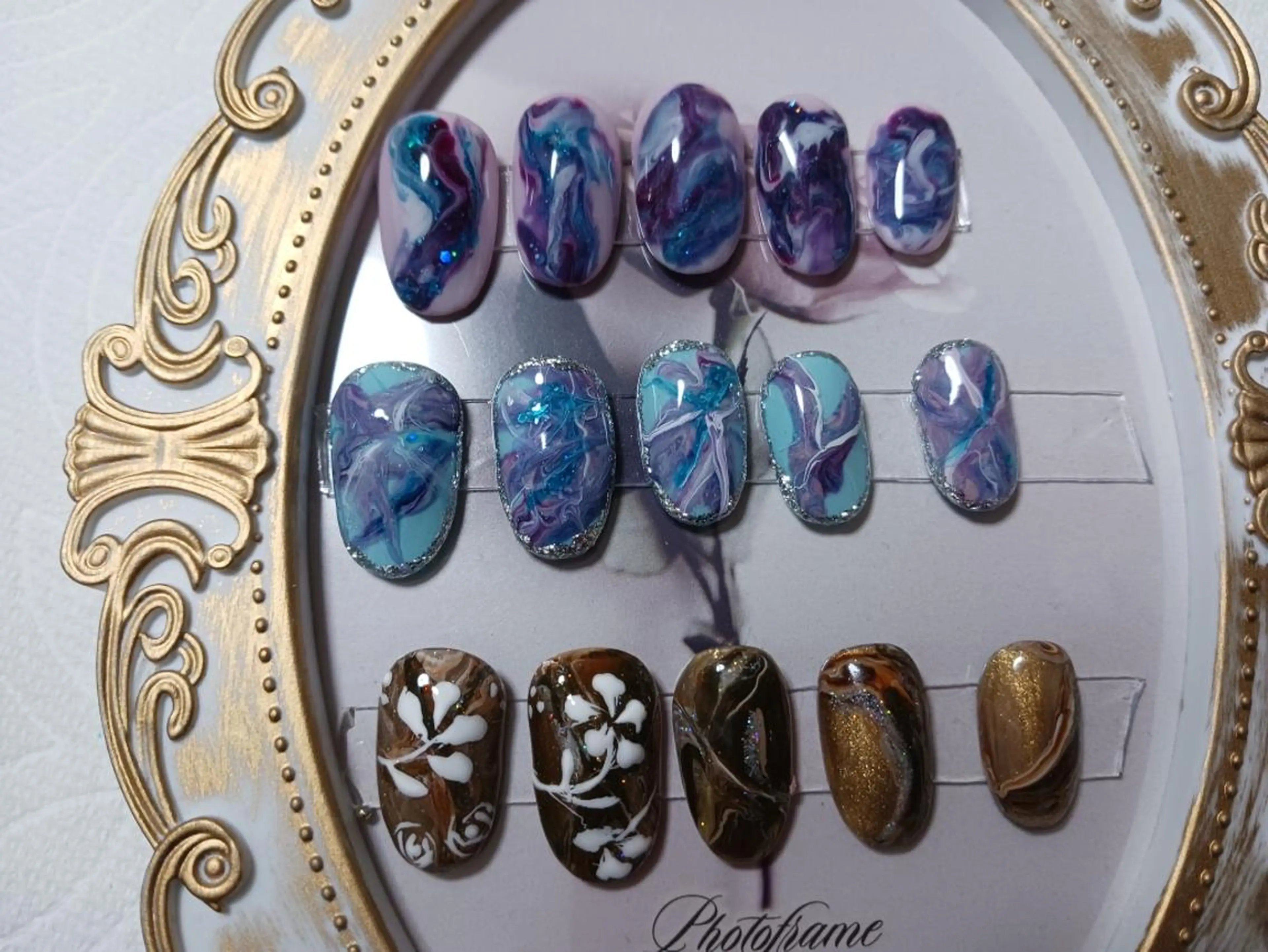 ネイル ニュアンスネイル nail uno de salonのネイルデザイン