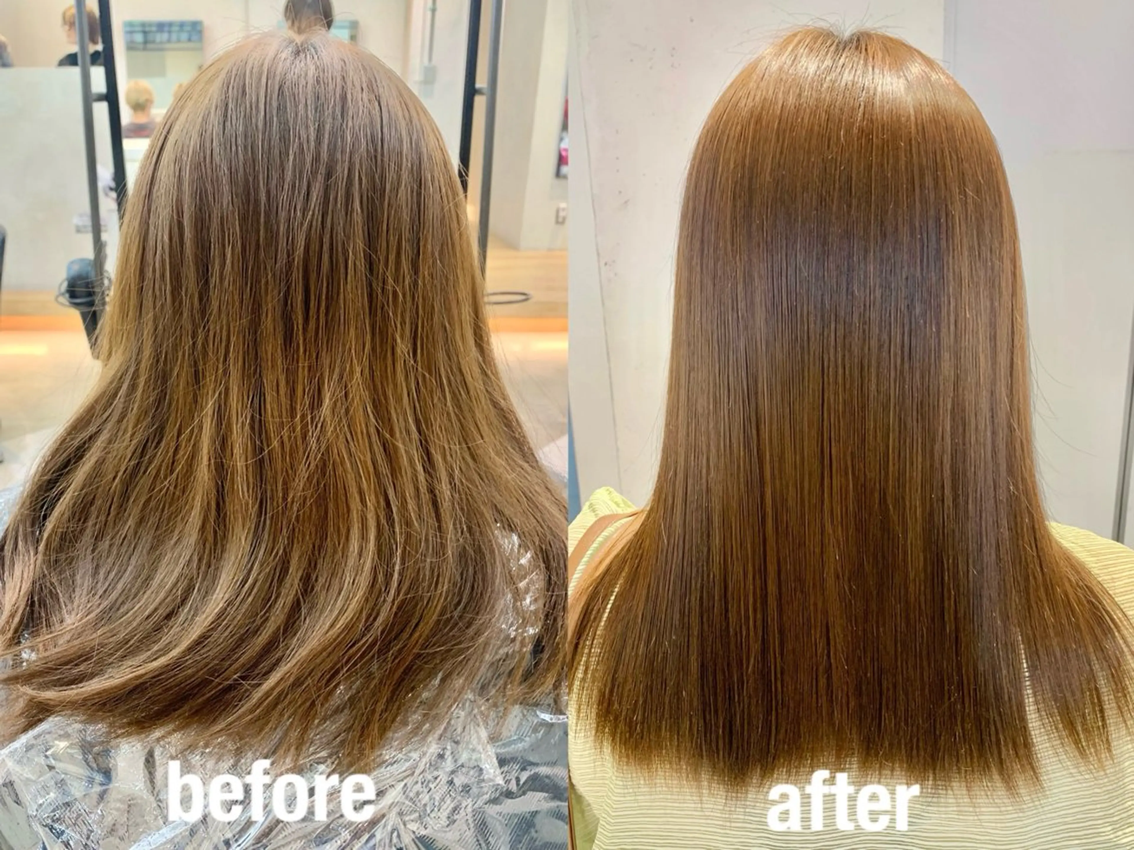 セミロング パーマ 酸性ストレート ストレートパーマ 縮毛矯正 トリートメント Kureha/ネイル トレンドヘアのヘアスタイル