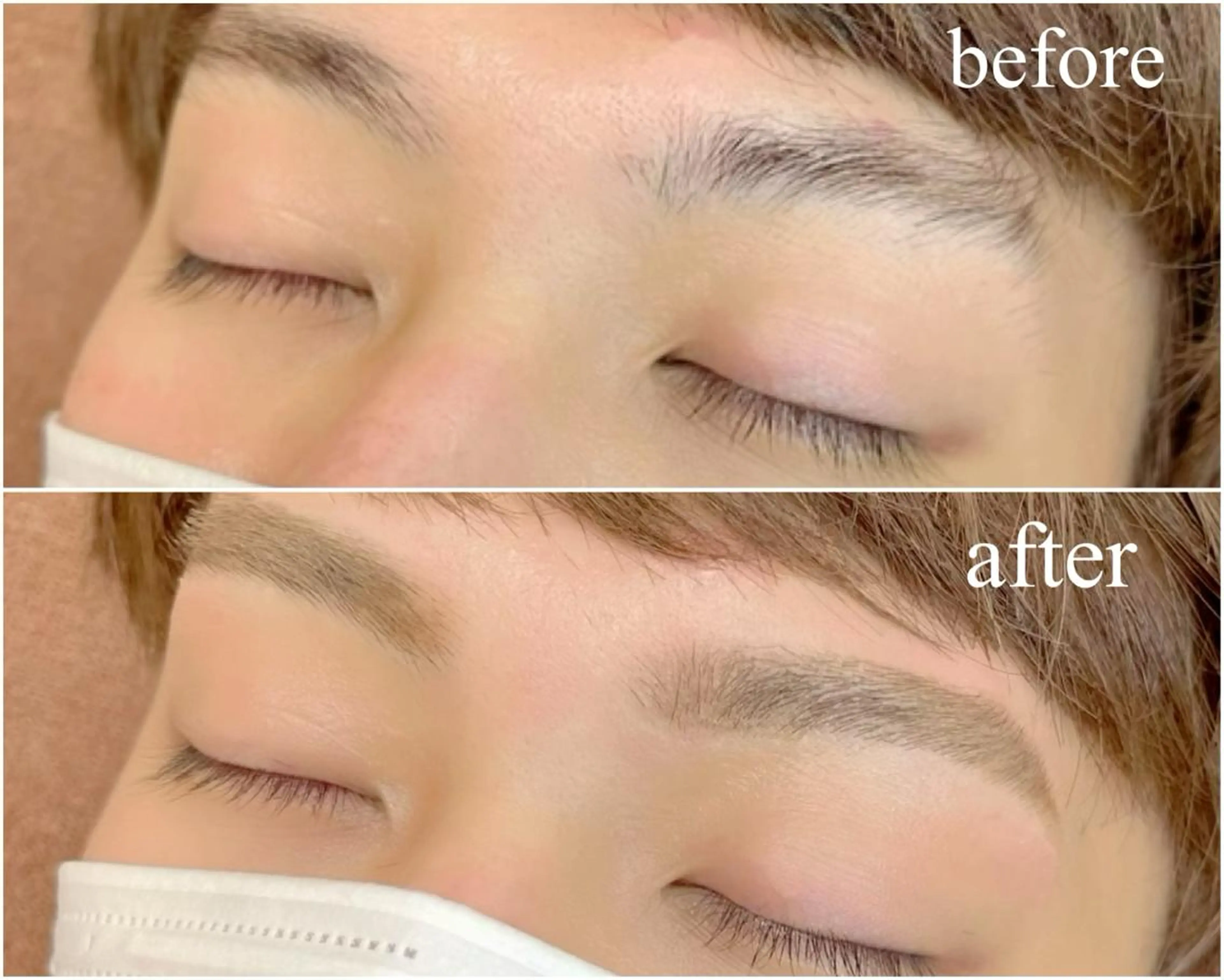 アイブロウ 眉毛ワックス脱毛 クリスタルマジック hair &　eyeのヘアスタイル