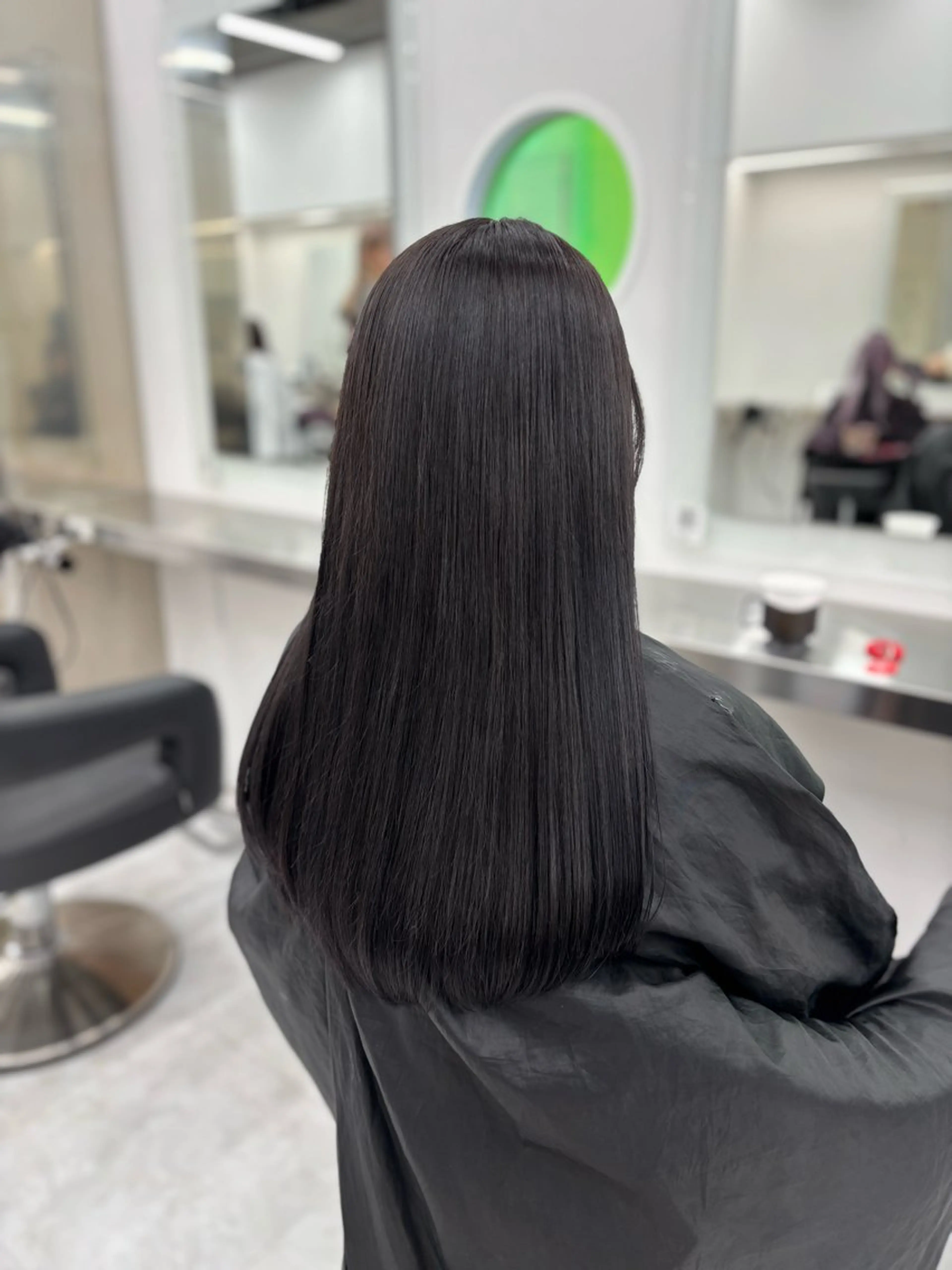 ロング カラー カット ヘアカラー 韓国風暗髪ヘア🤍 🫧MIREIのヘアスタイル