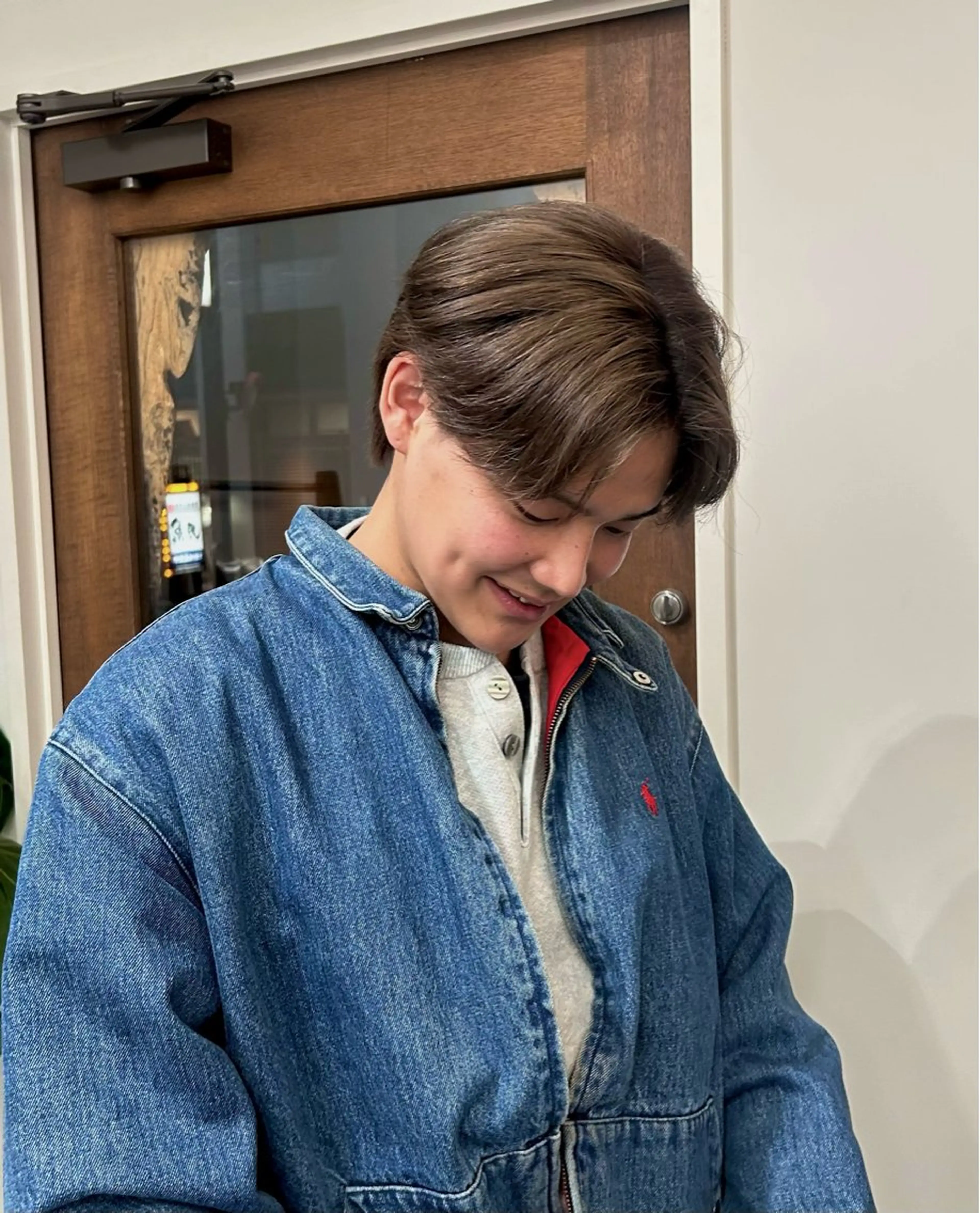 ショート カラー メンズ カット ヘアカラー IO【イオ】ブリーチ／ダブルカラー/髪質改善/ケアブリーチ/ハイトーン／長野市／長野駅所属・木藤 優杏のヘアスタイル