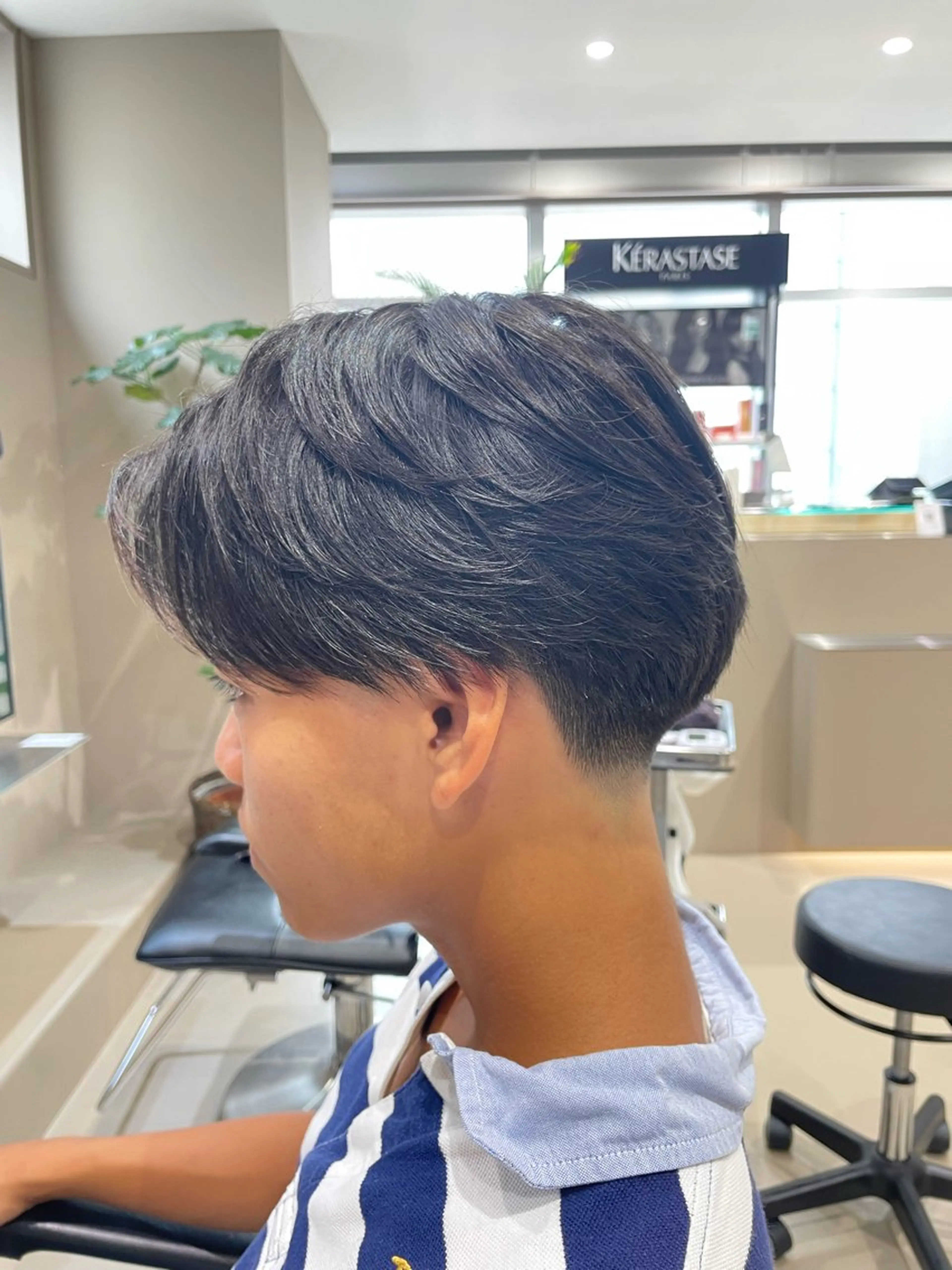 メンズ センターパート フェードカット カット けいせい/横浜/ カラー、パーマ、縮毛のヘアスタイル