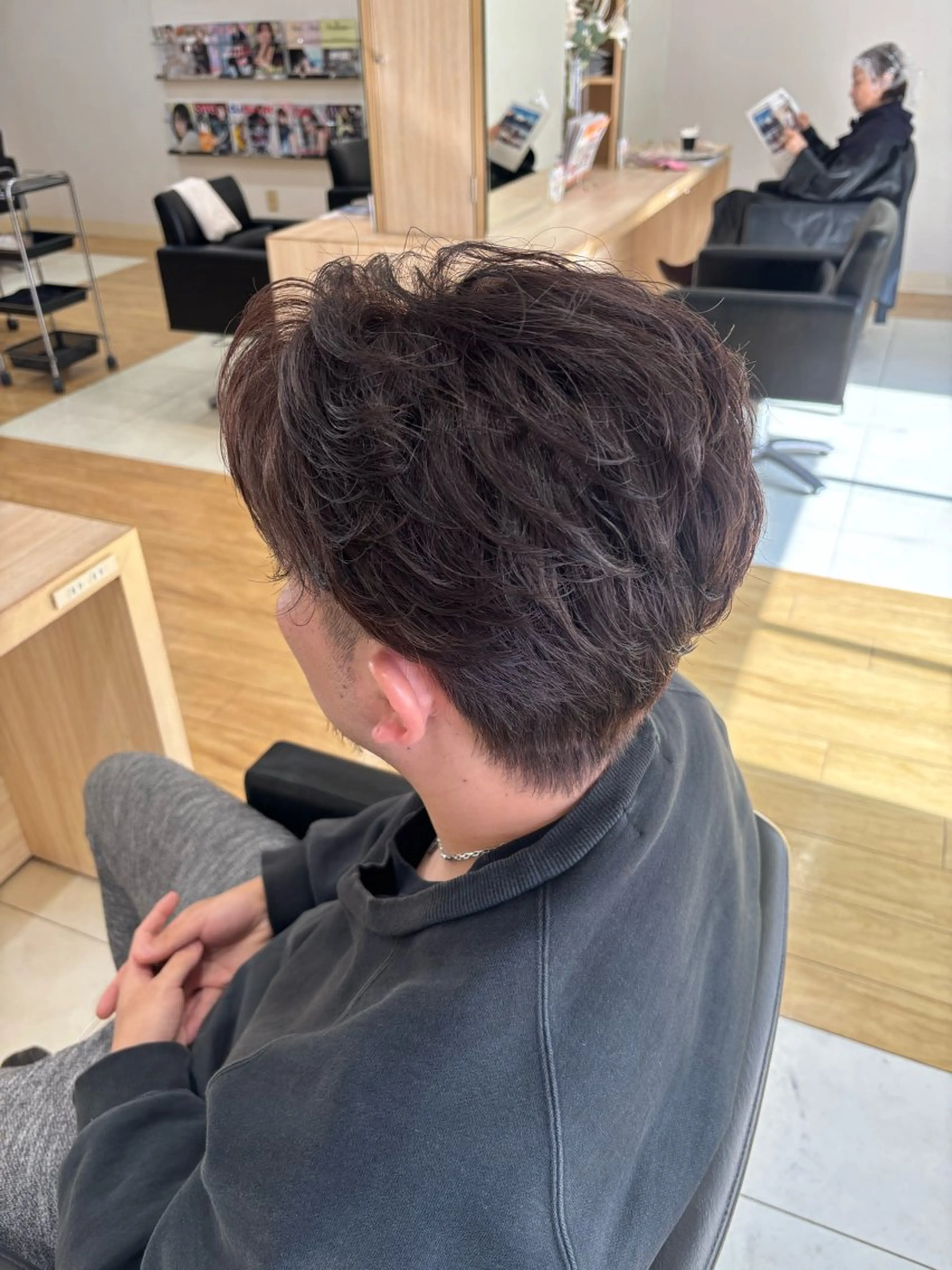 メンズ メンズパーマ カット 松岡 ひなののヘアスタイル