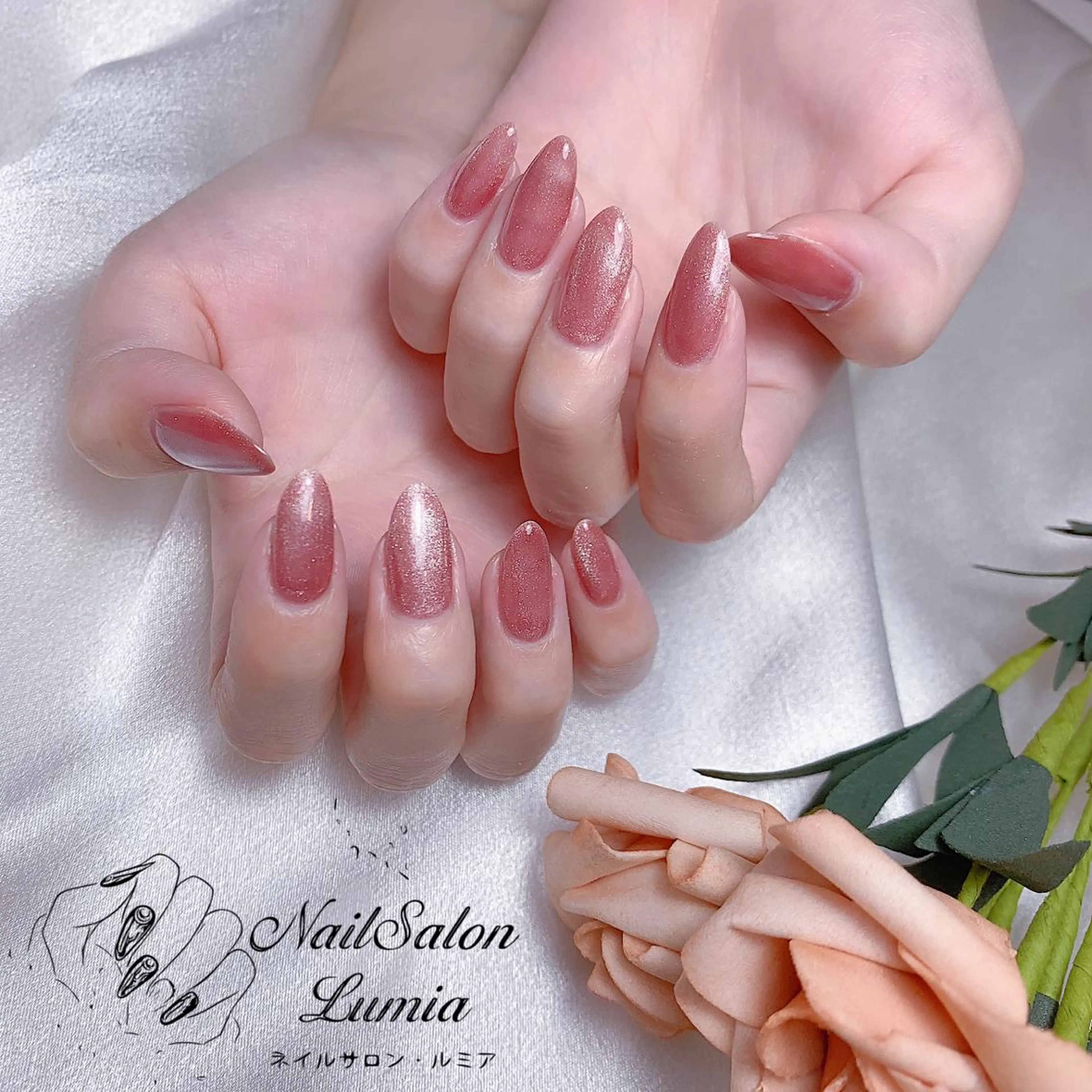 ネイル ハンドネイル ネイルサロン ルミア Lumia 店長のネイルデザイン