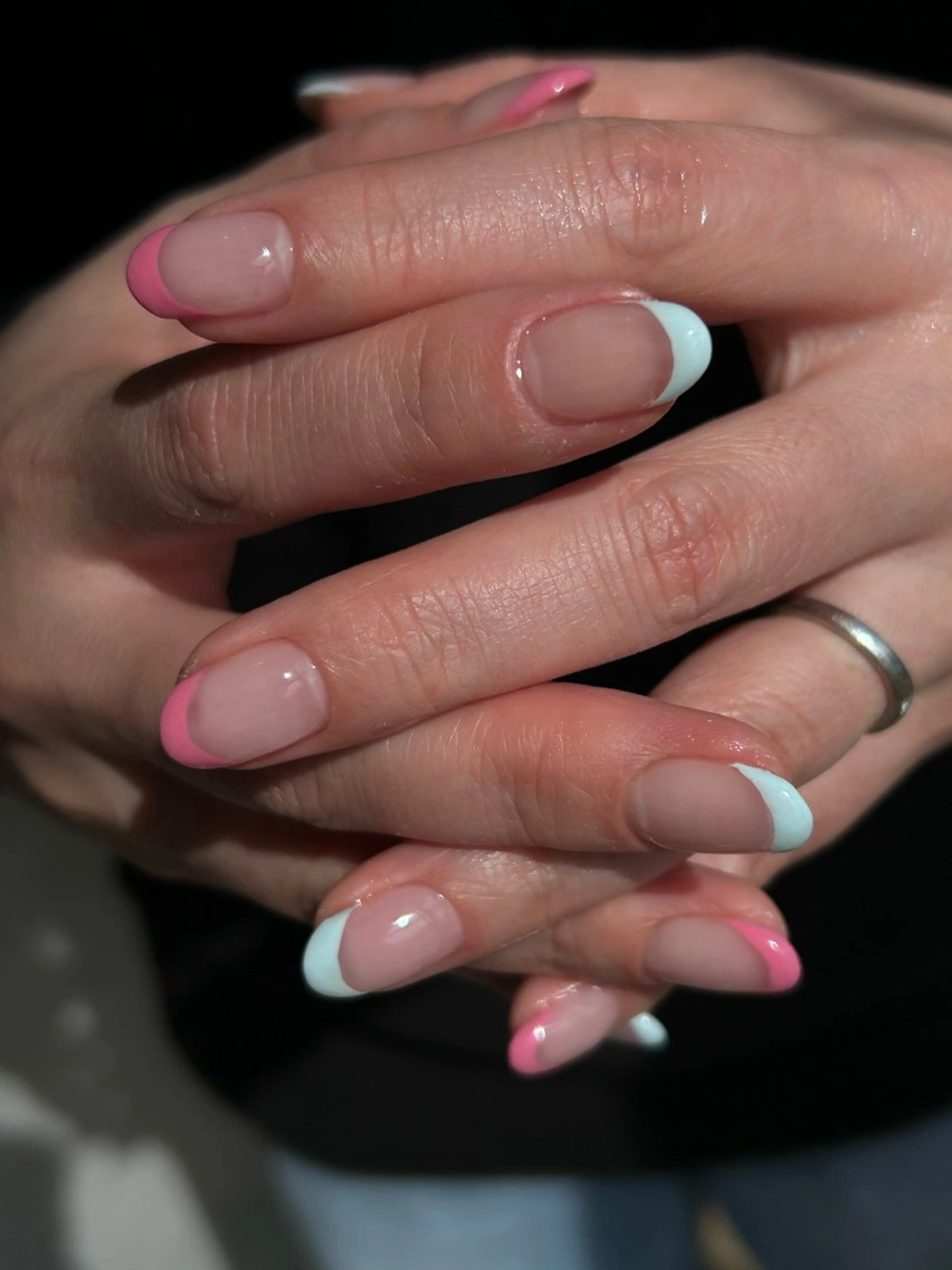 ネイル フレンチネイル ハンドネイル Amaranthus所属・Amaranthus 柘植のネイルデザイン