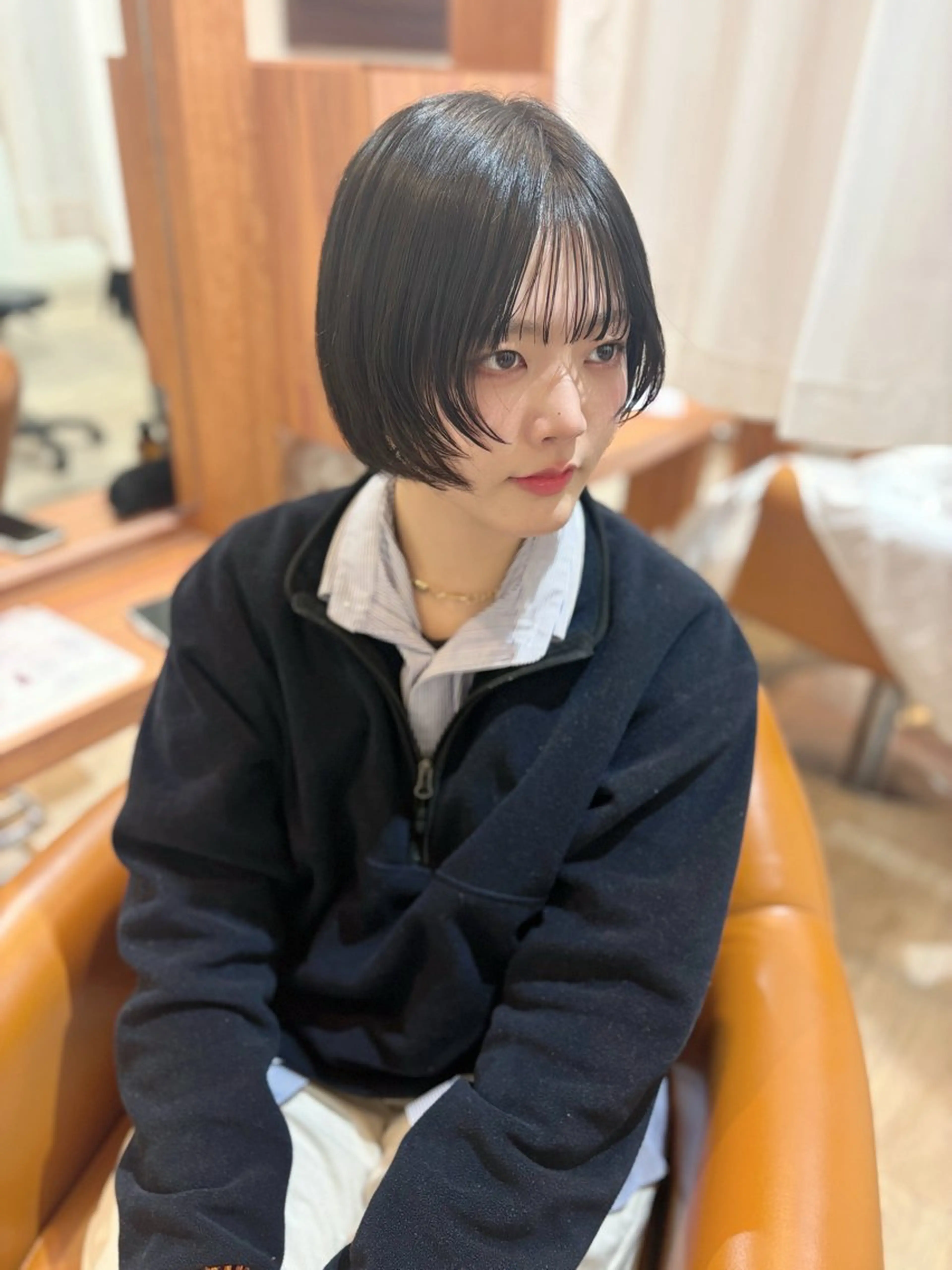 ショート 𝘈𝘐𝘙𝘐♡ レイヤーカットのヘアスタイル