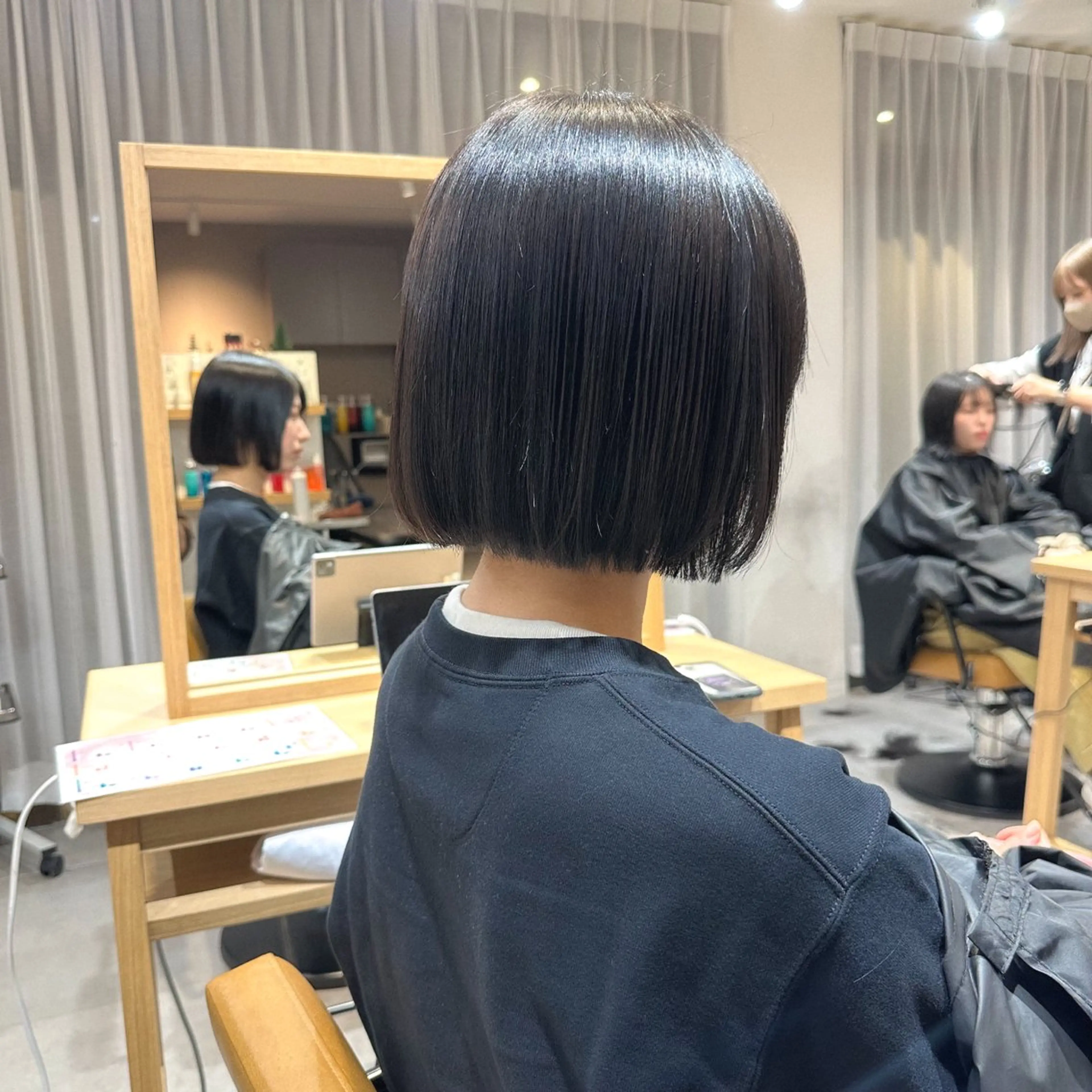 ショート パーマ カット 縮毛矯正 トリートメント 🌱加藤　胡太郎 /艶髪ストレート🌱のヘアスタイル