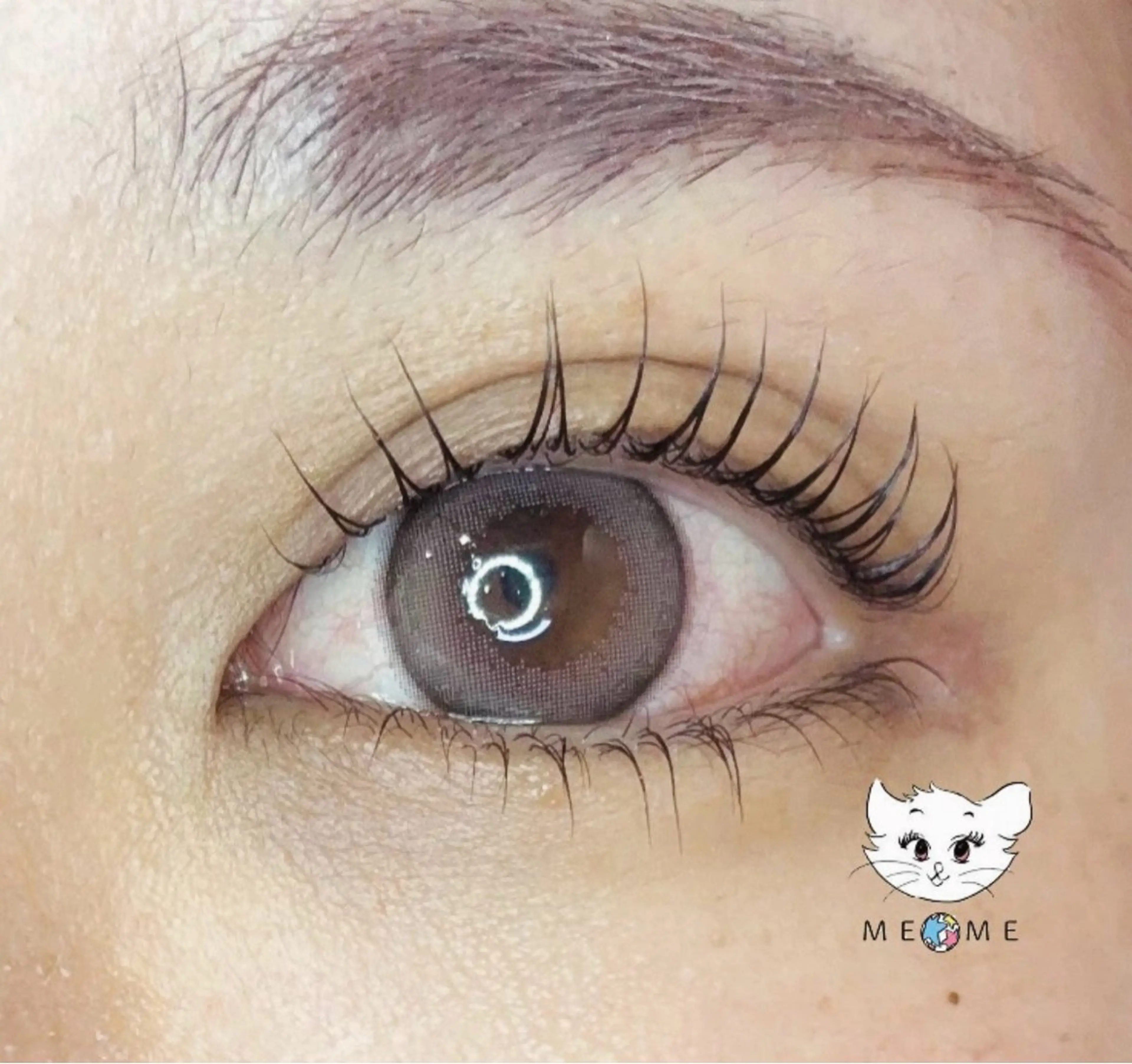 上下まつげパーマの写真