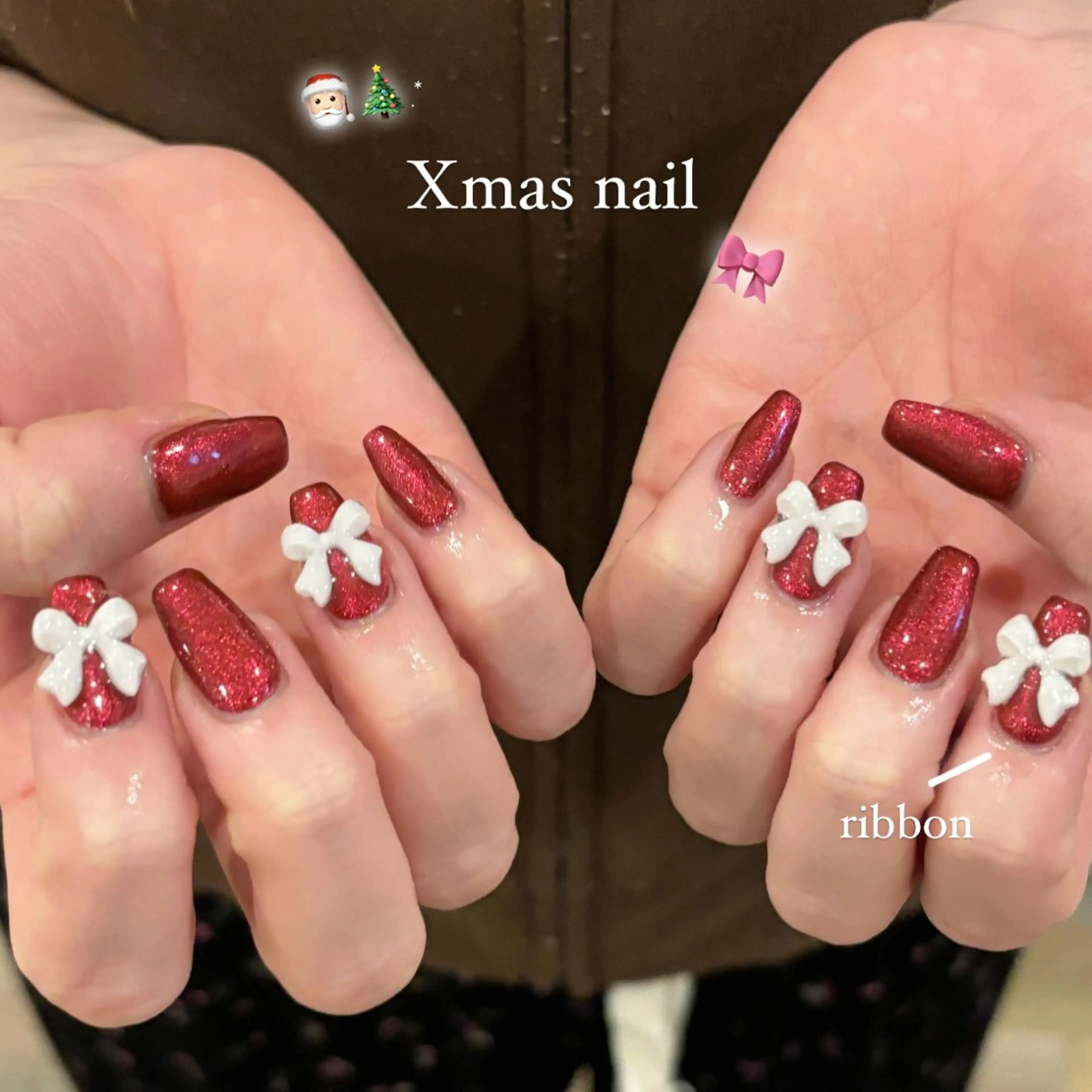 ネイル 冬ネイル クリスマス ハンドネイル millie ainee太田のネイルデザイン