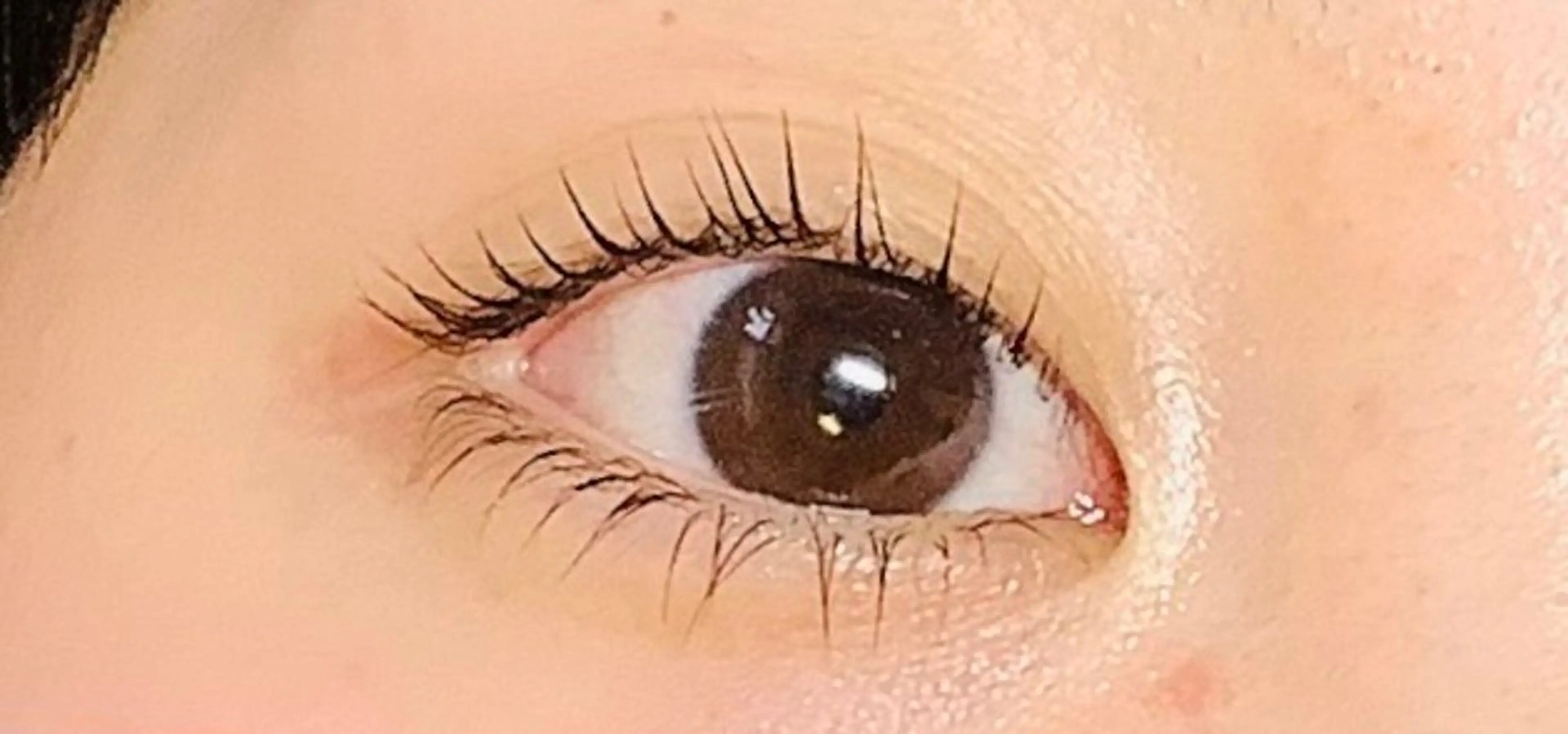 まつ毛パーマ上下の写真